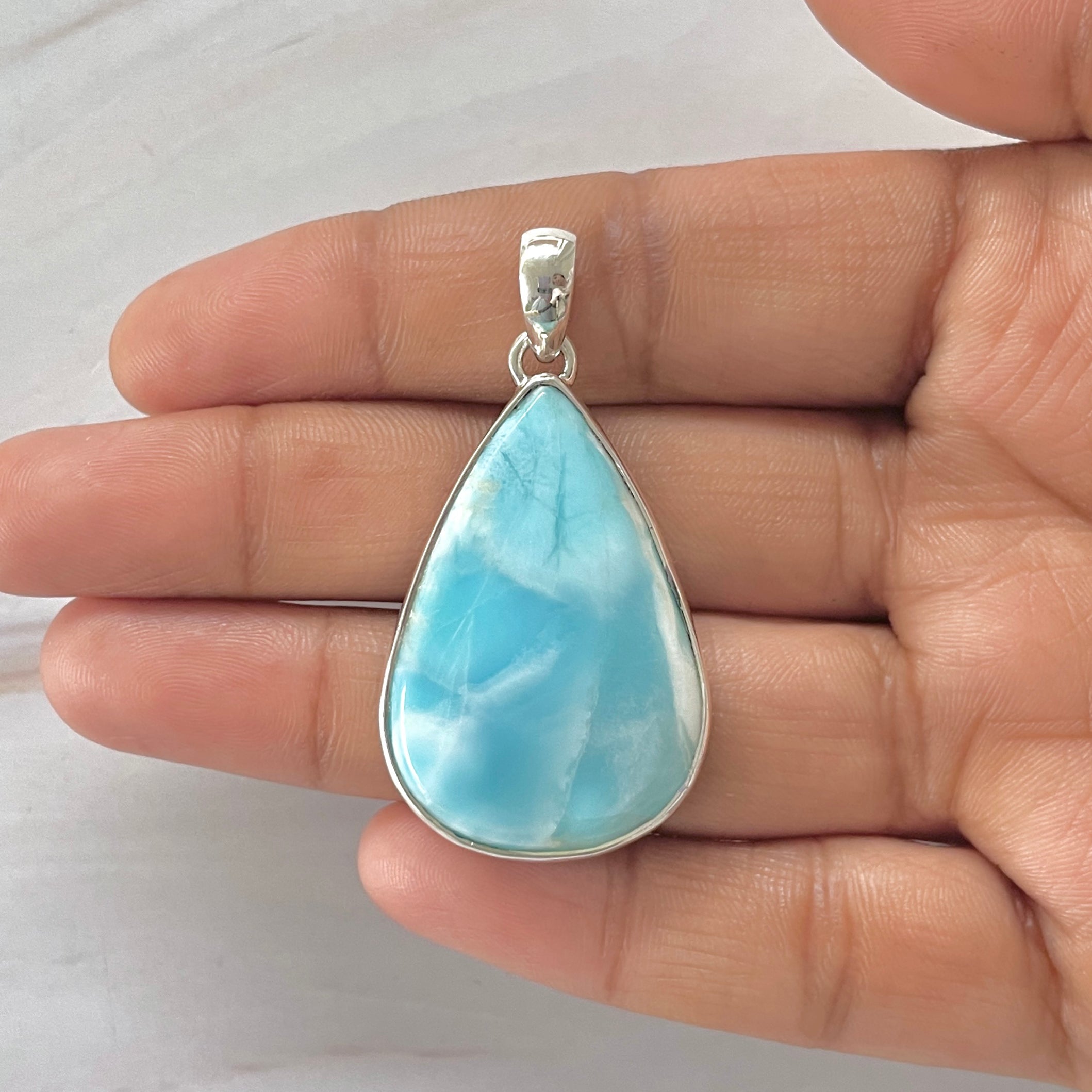 Larimar Pendant-(LAR-1-330)