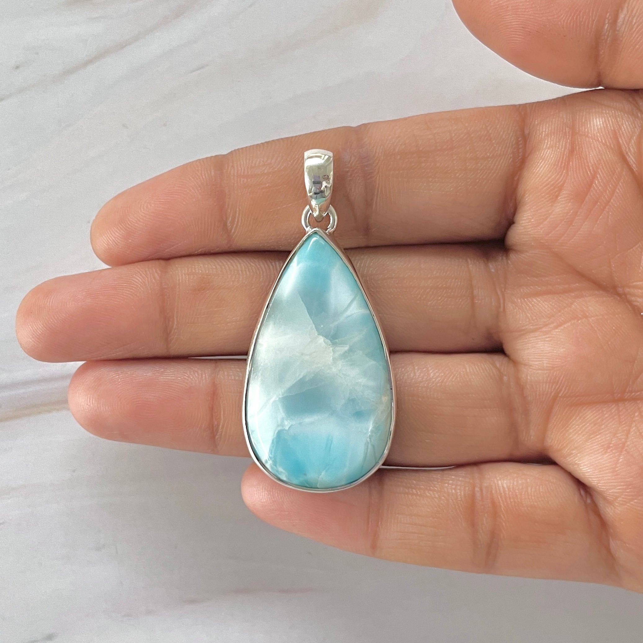 Larimar Pendant-(LAR-1-333)