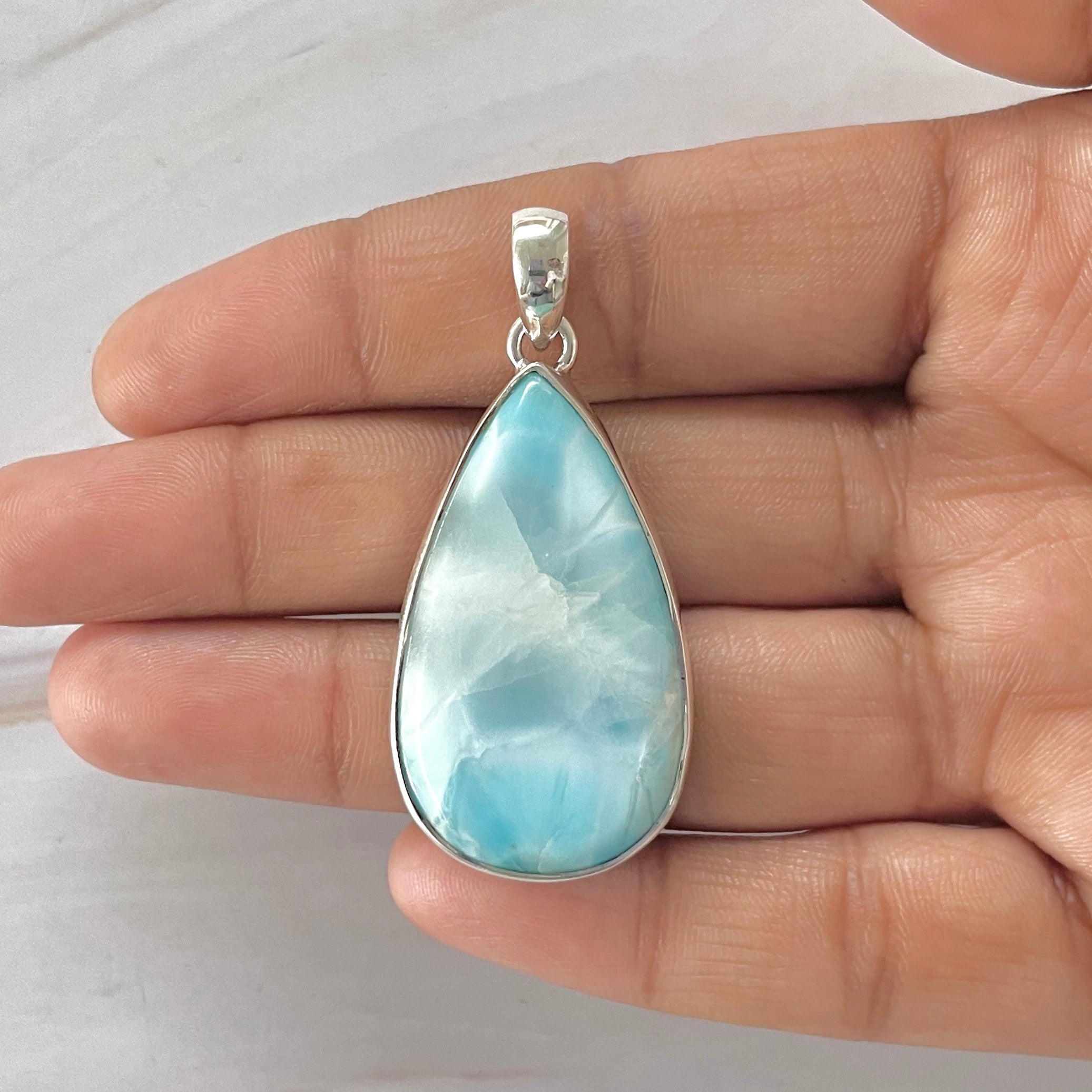 Larimar Pendant-(LAR-1-333)