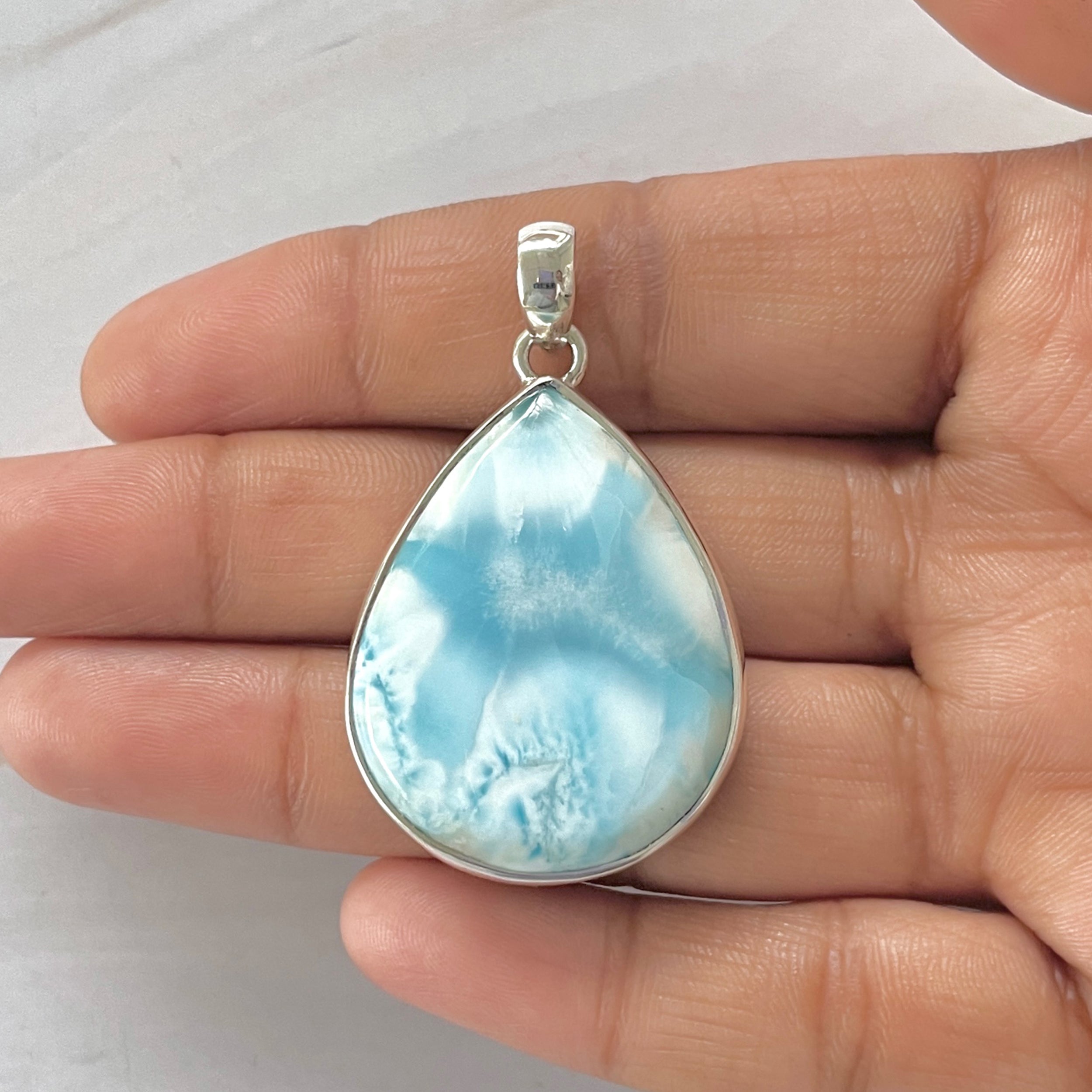 Larimar Pendant-(LAR-1-335)