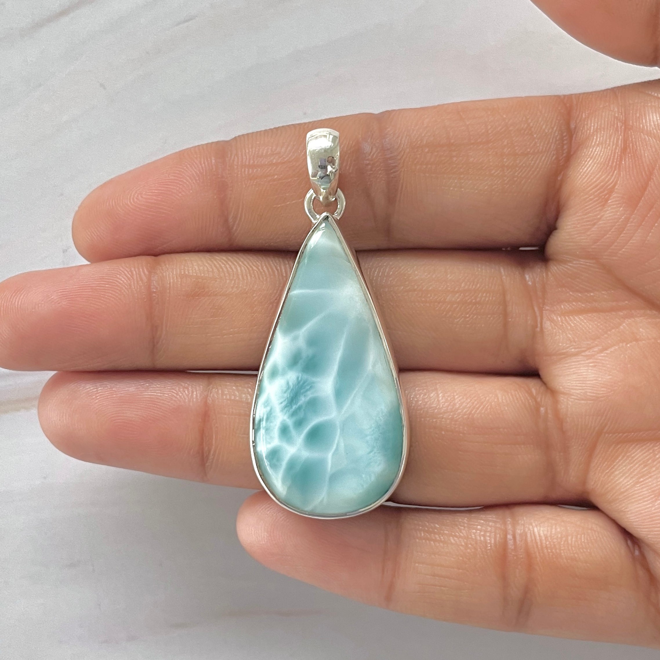 Larimar Pendant-(LAR-1-336)