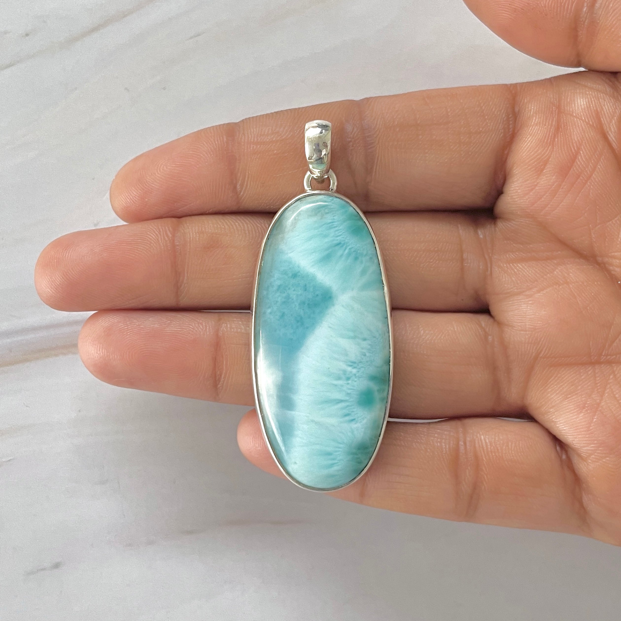 Larimar Pendant-(LAR-1-337)