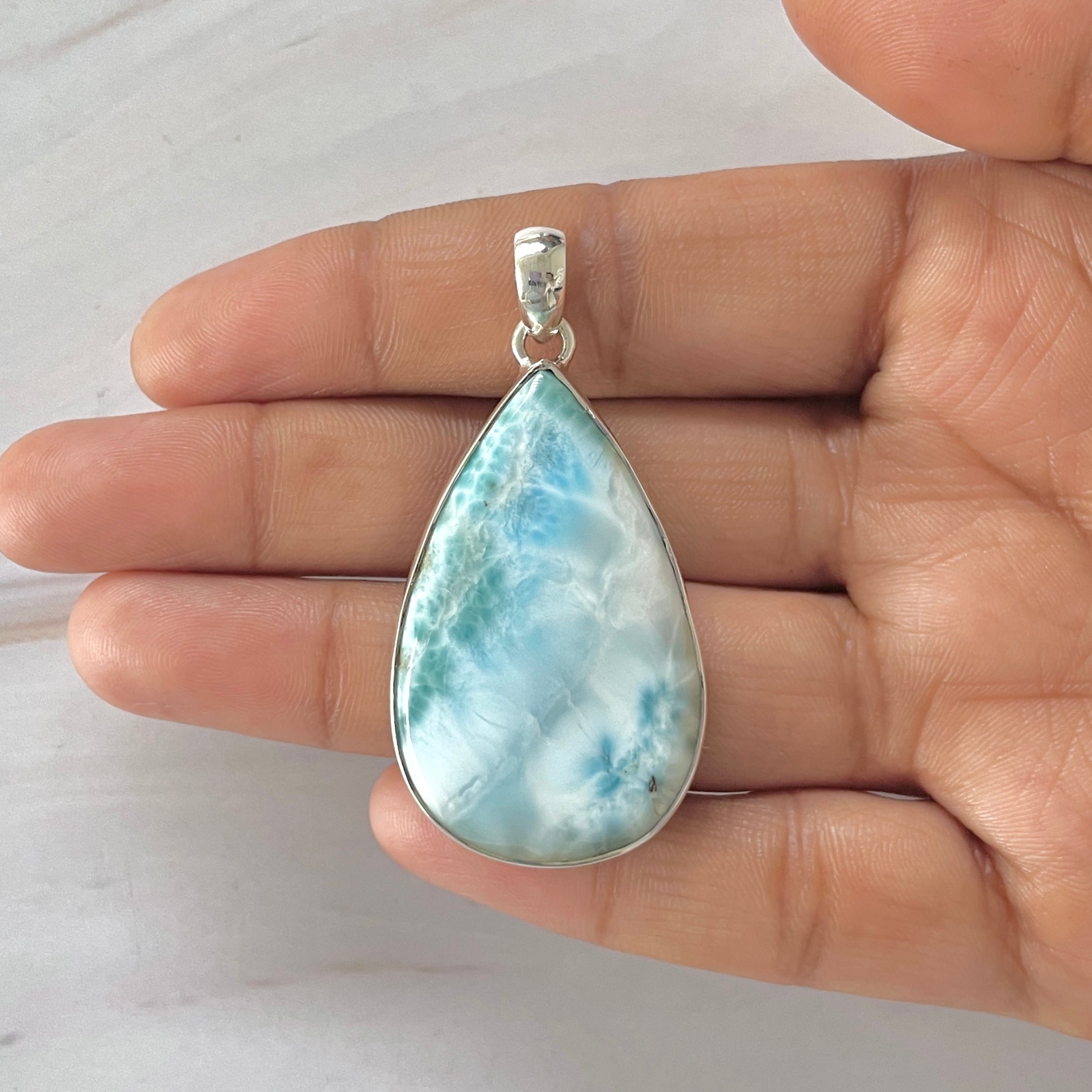Larimar Pendant-(LAR-1-339)