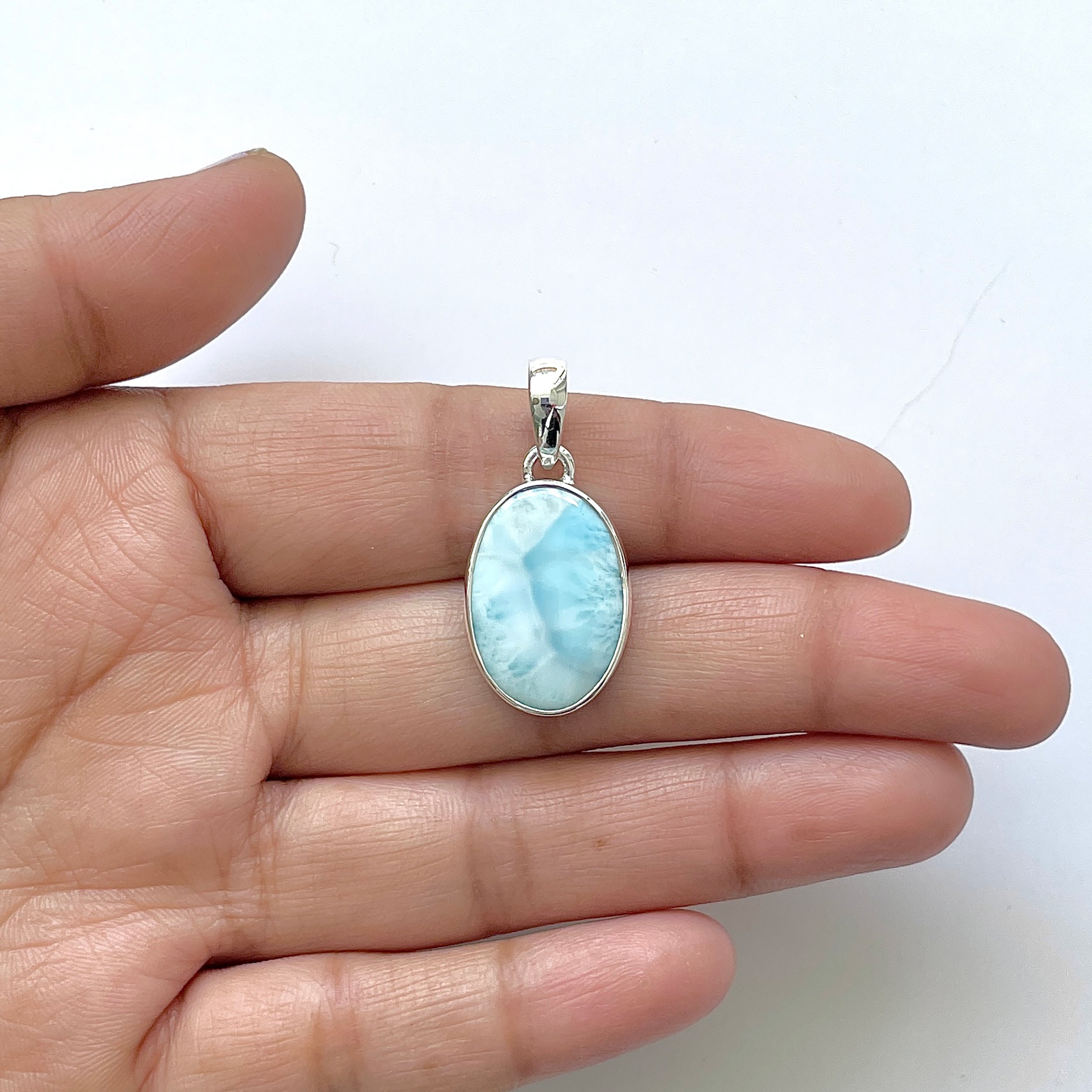 Larimar Pendant-(LAR-1-34)