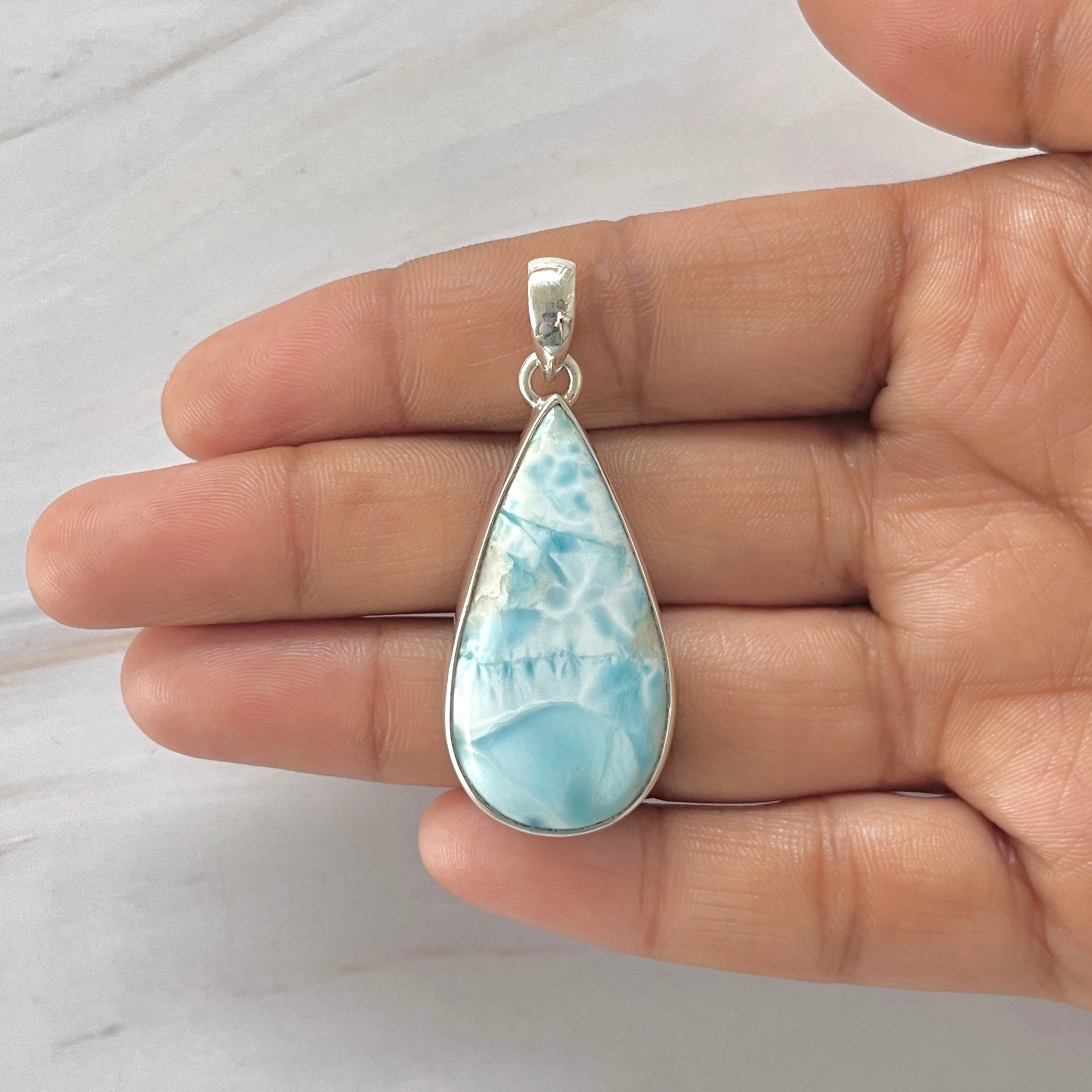 Larimar Pendant-(LAR-1-342)