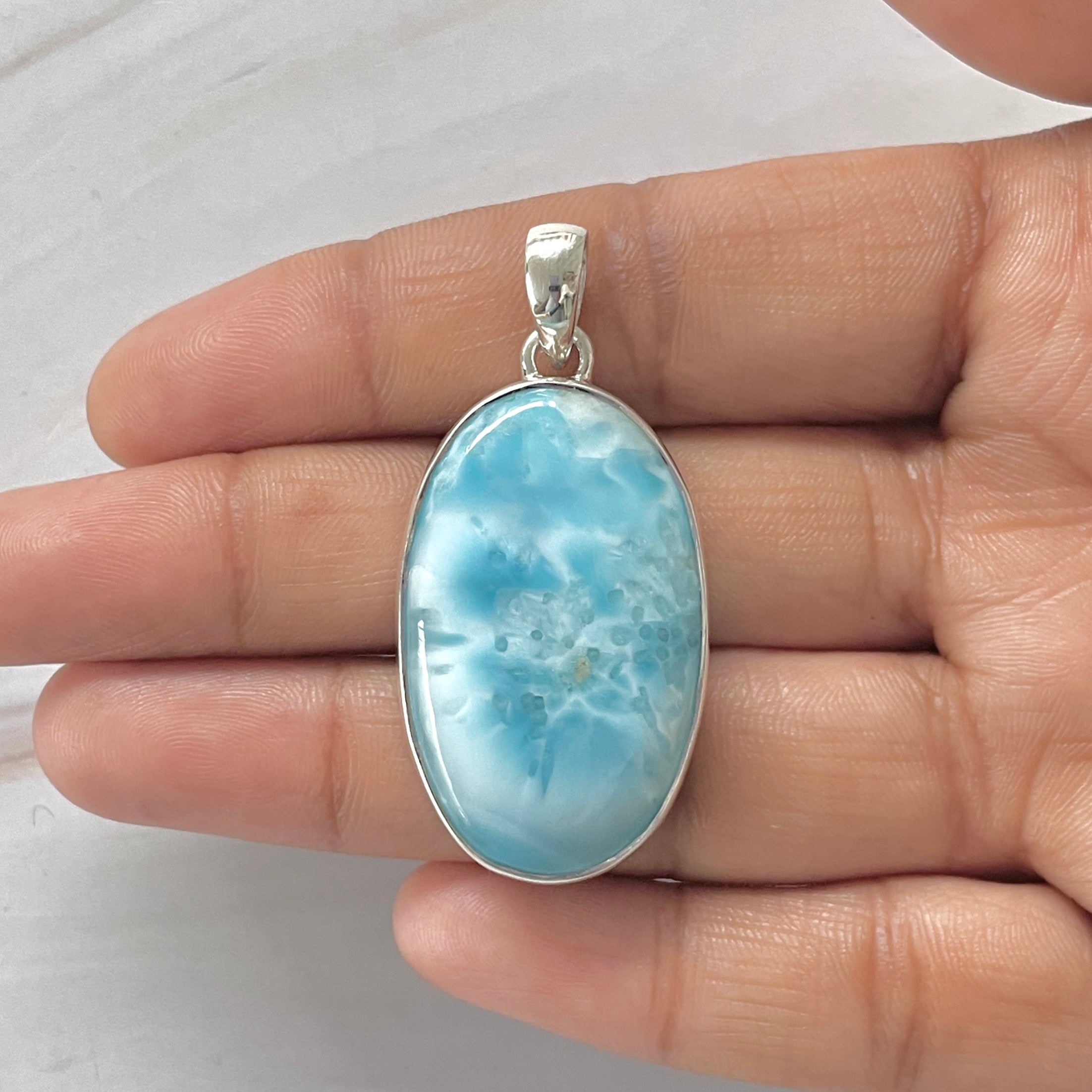 Larimar Pendant-(LAR-1-344)