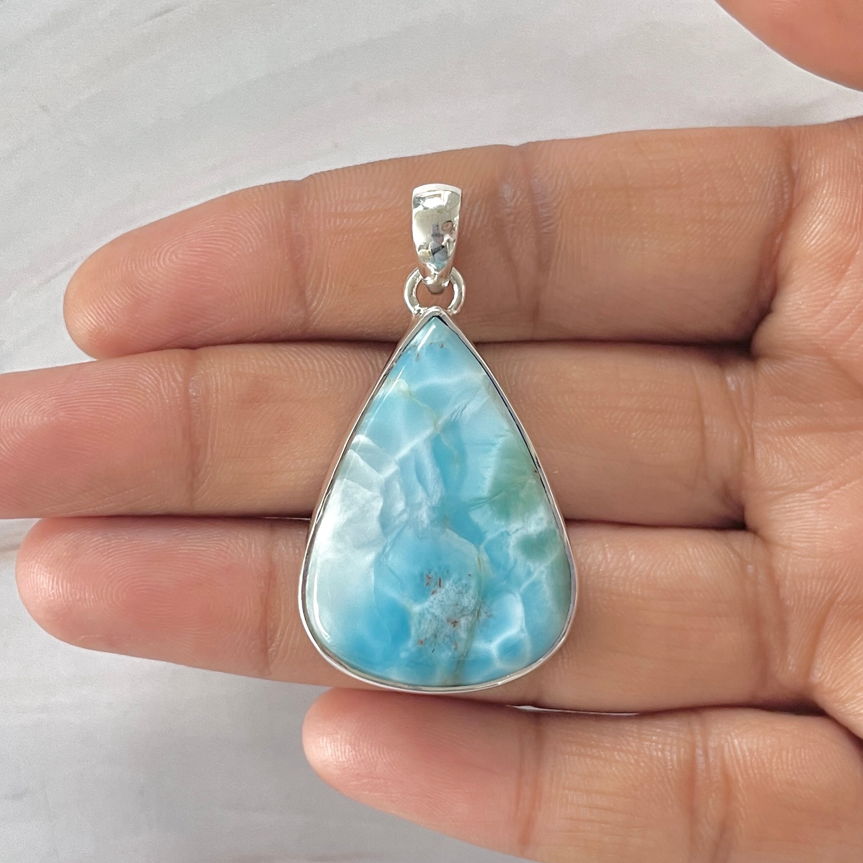 Larimar Pendant-(LAR-1-345)