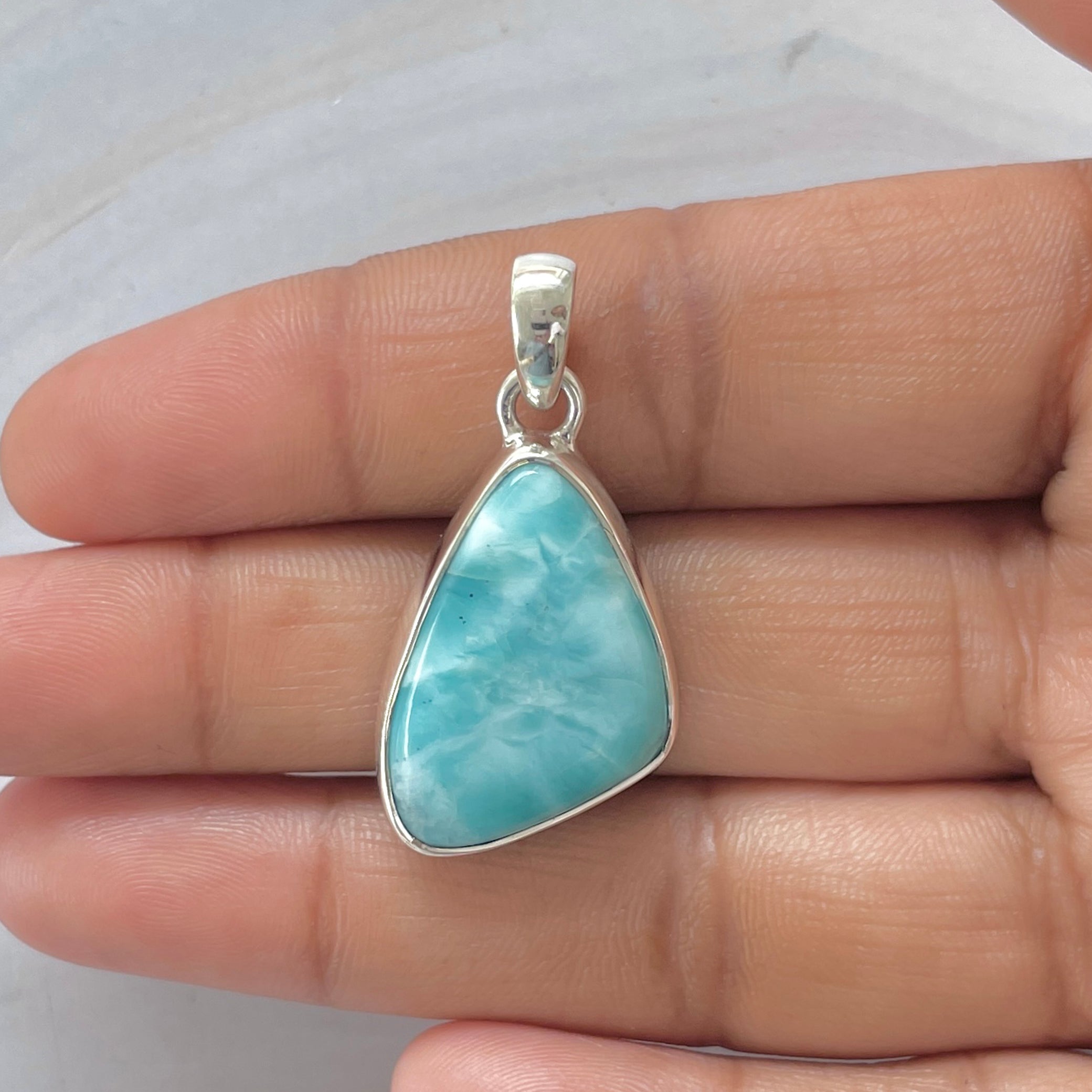 Larimar Pendant-(LAR-1-352)