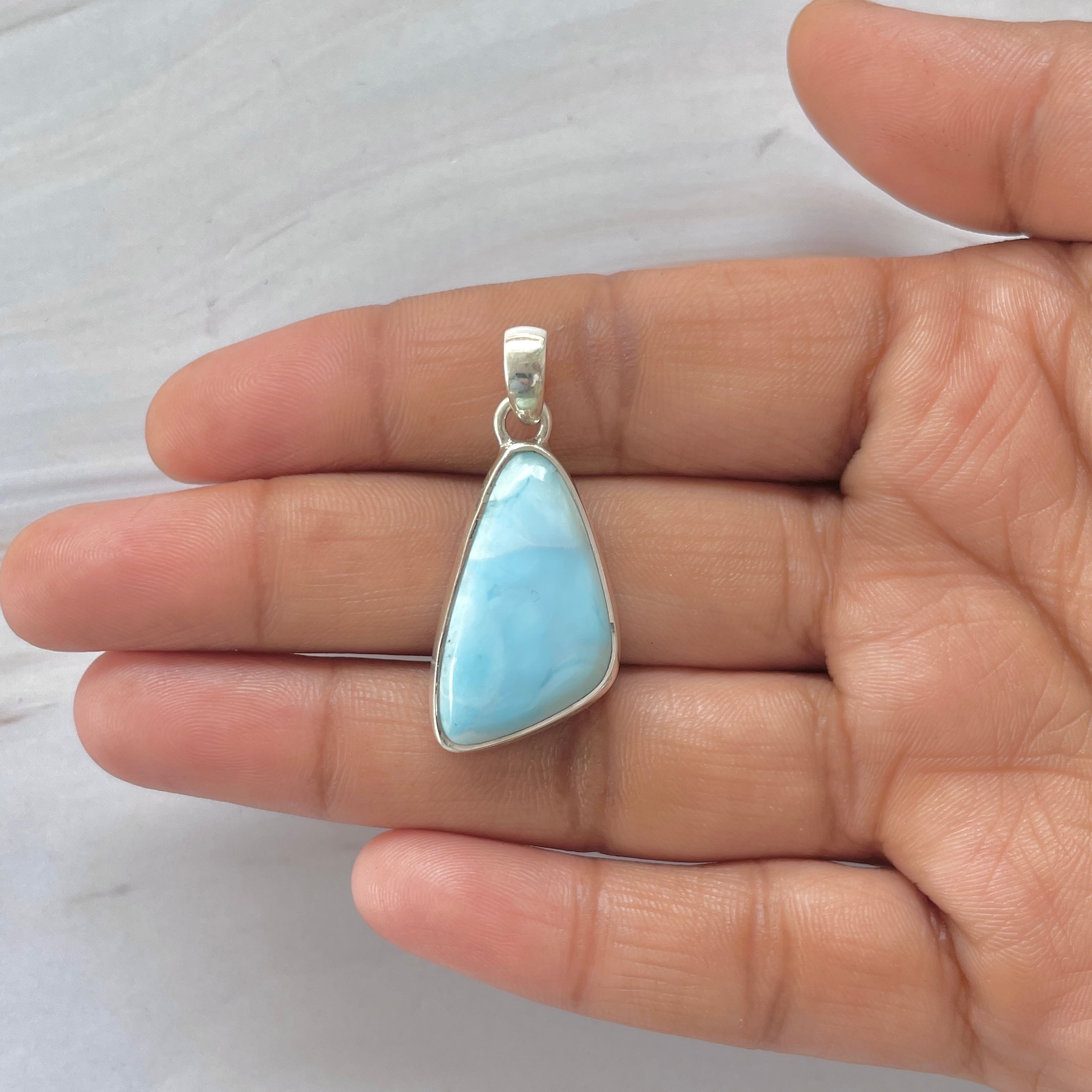 Larimar Pendant-(LAR-1-353)
