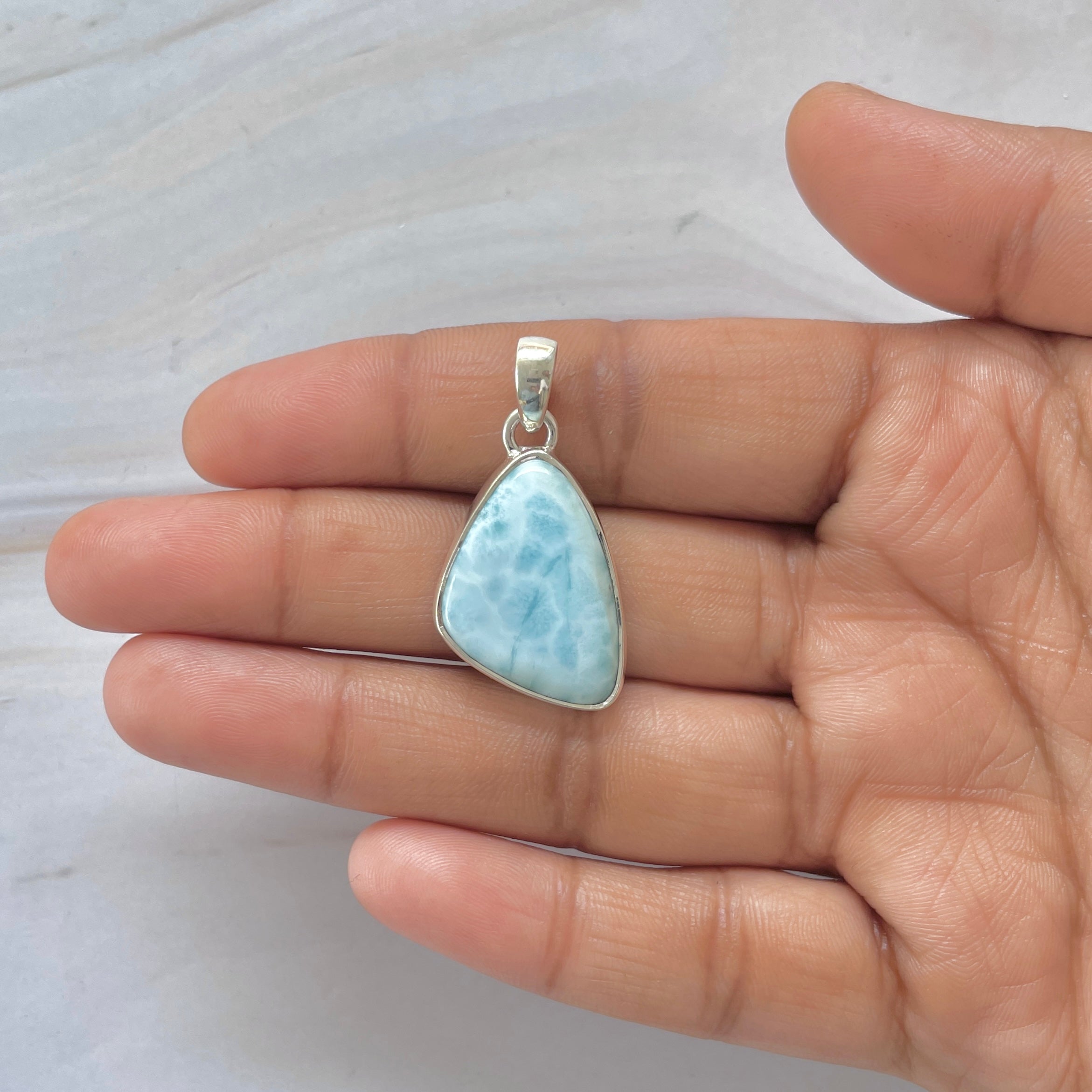 Larimar Pendant-(LAR-1-354)