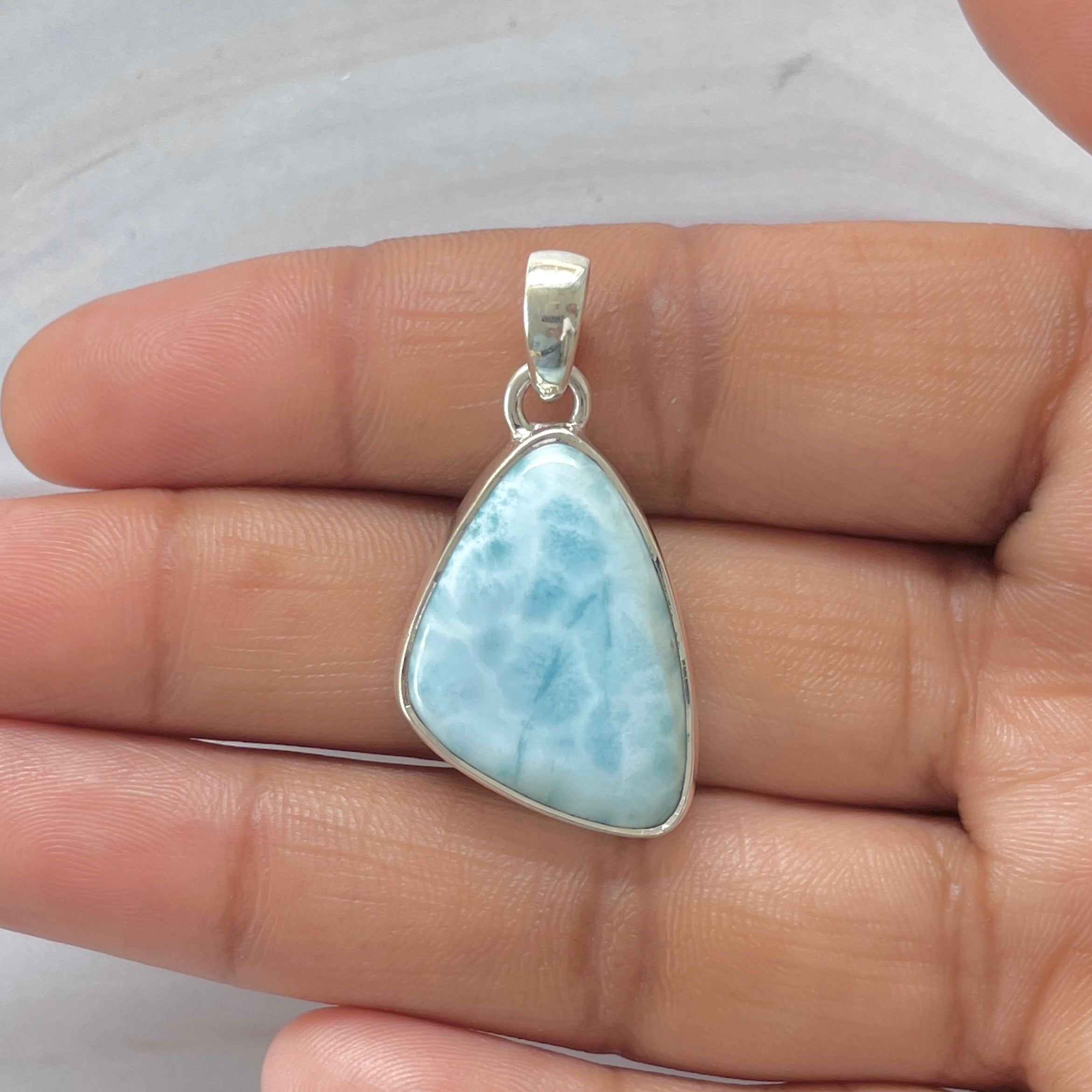 Larimar Pendant-(LAR-1-354)