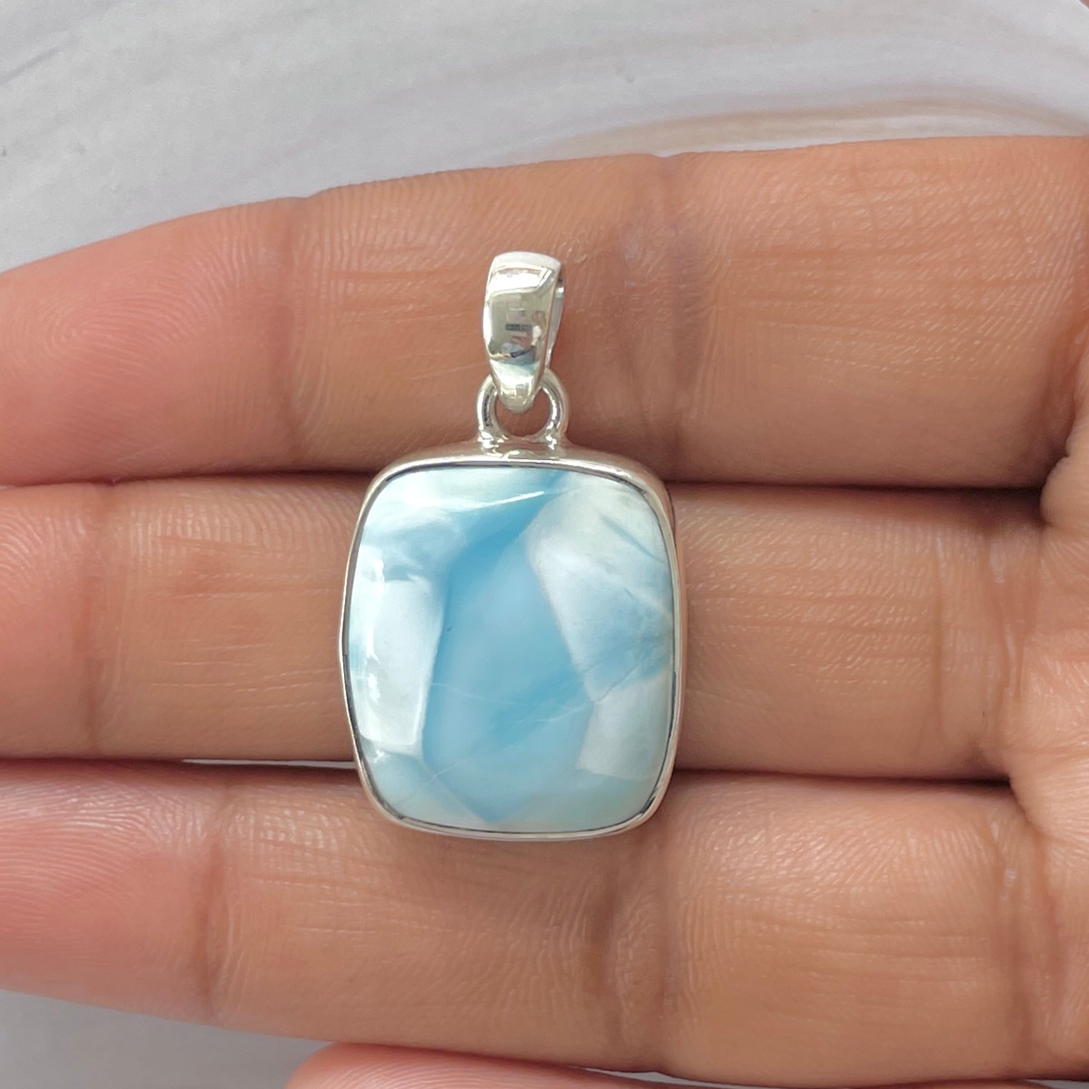 Larimar Pendant-(LAR-1-355)