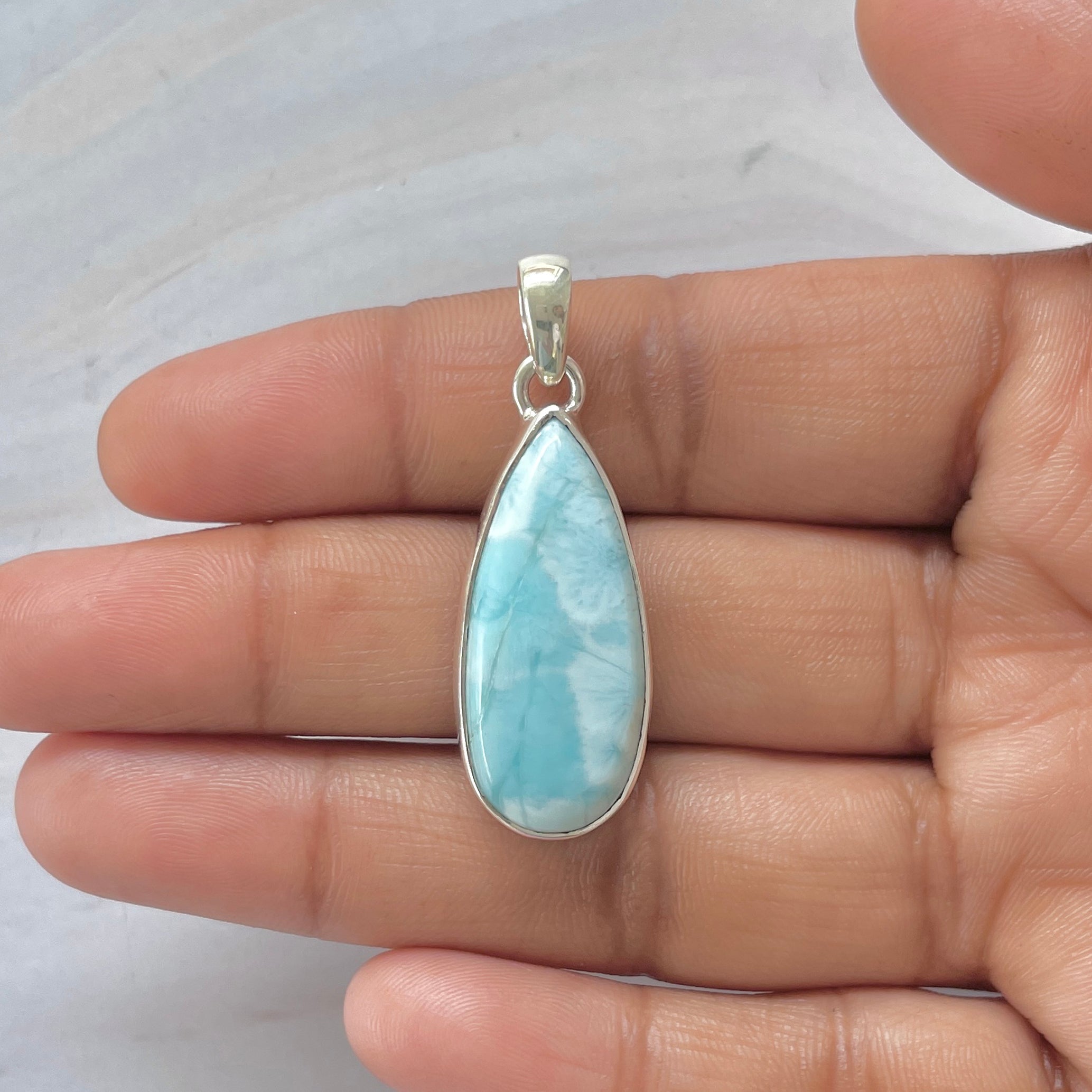 Larimar Pendant-(LAR-1-360)