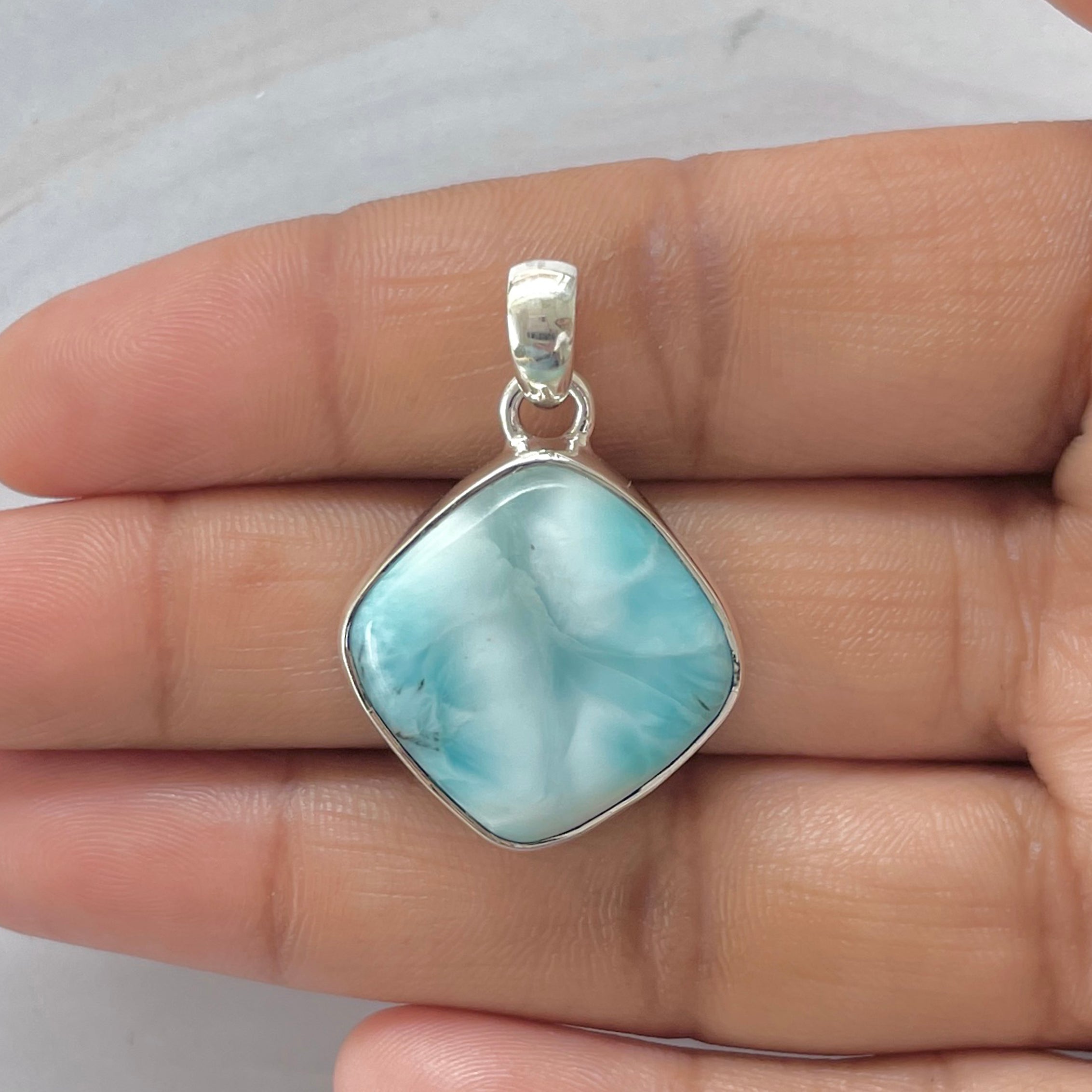 Larimar Pendant-(LAR-1-363)