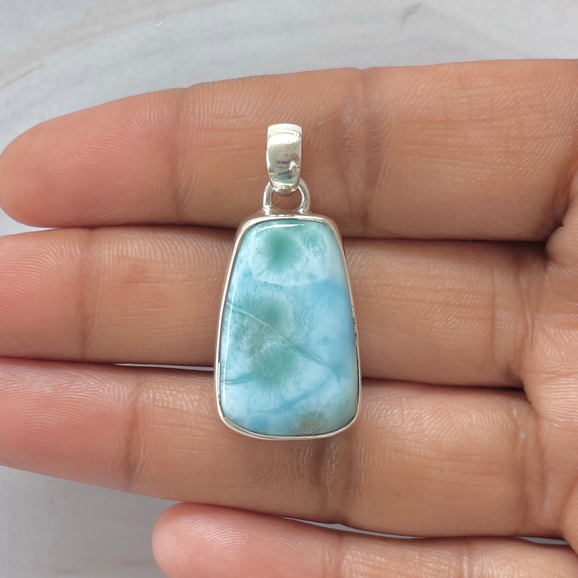 Larimar Pendant-(LAR-1-365)