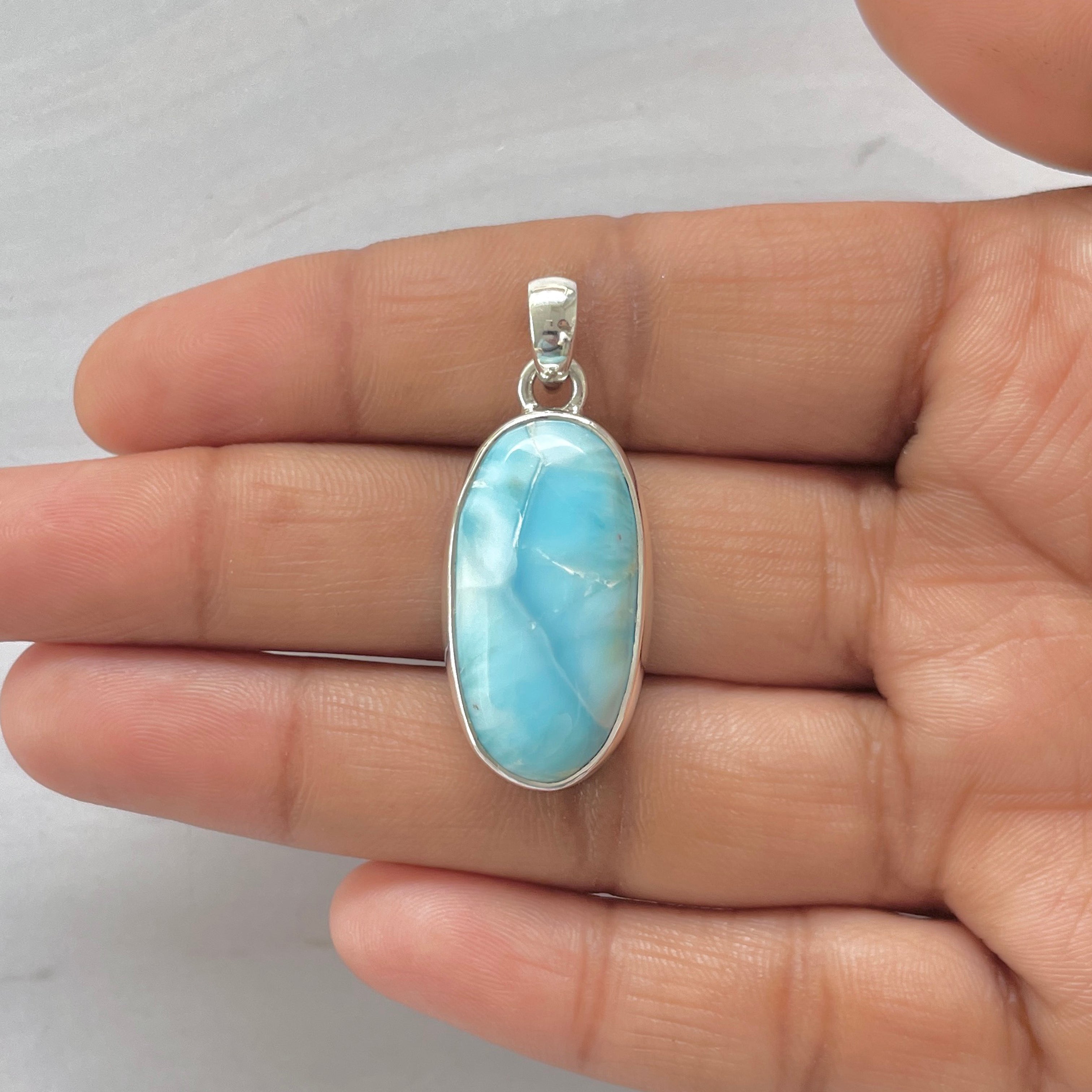 Larimar Pendant-(LAR-1-368)