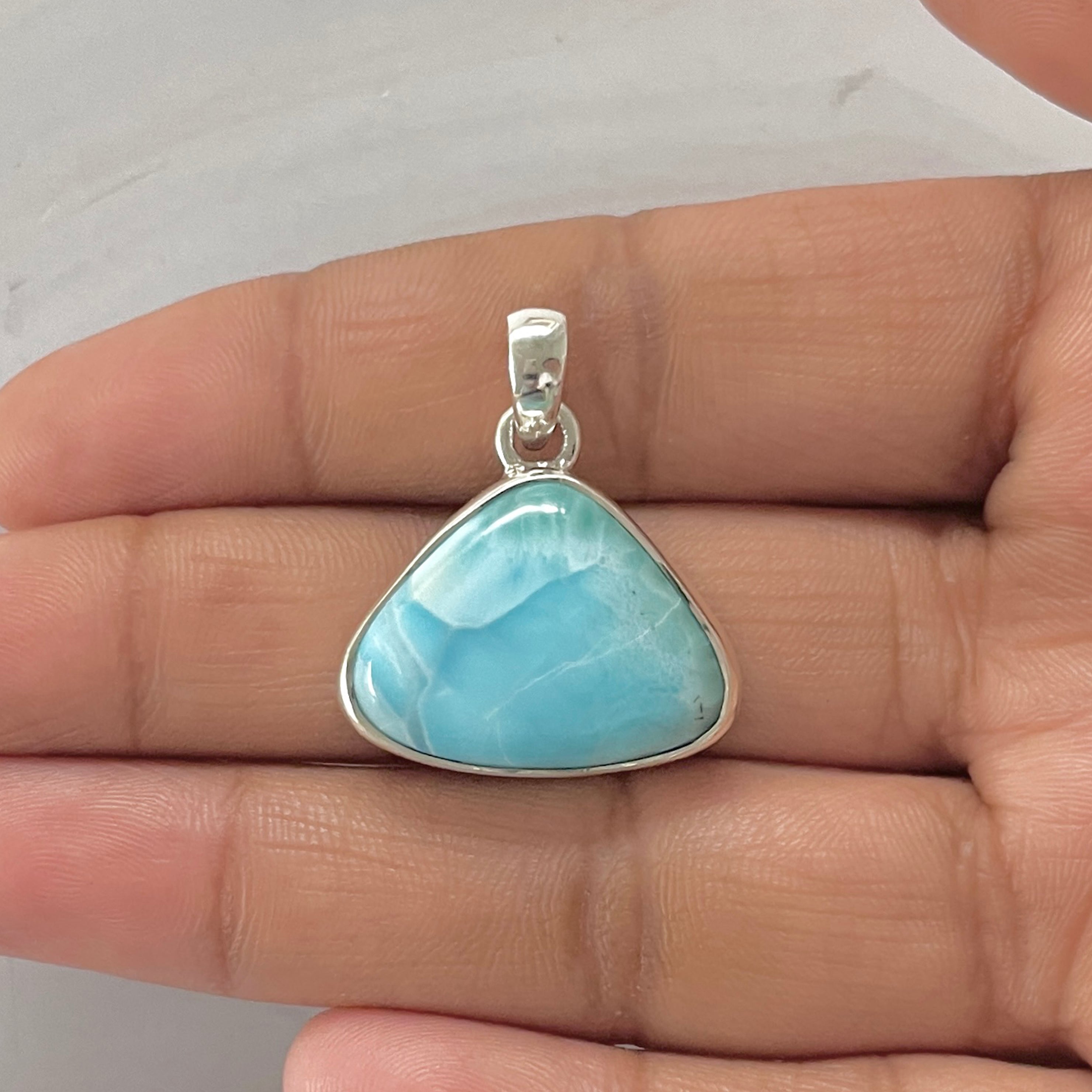 Larimar Pendant-(LAR-1-374)