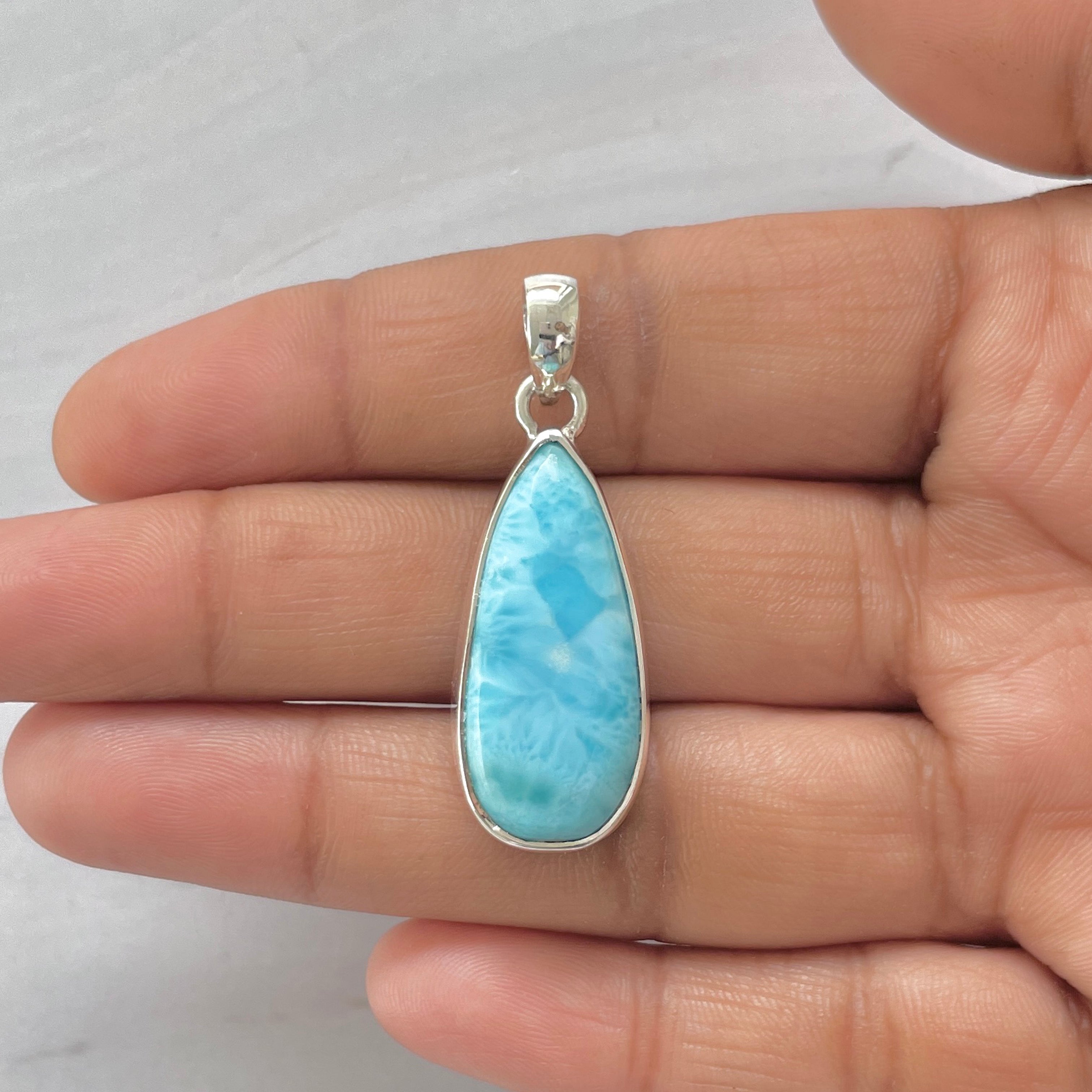 Larimar Pendant-(LAR-1-378)