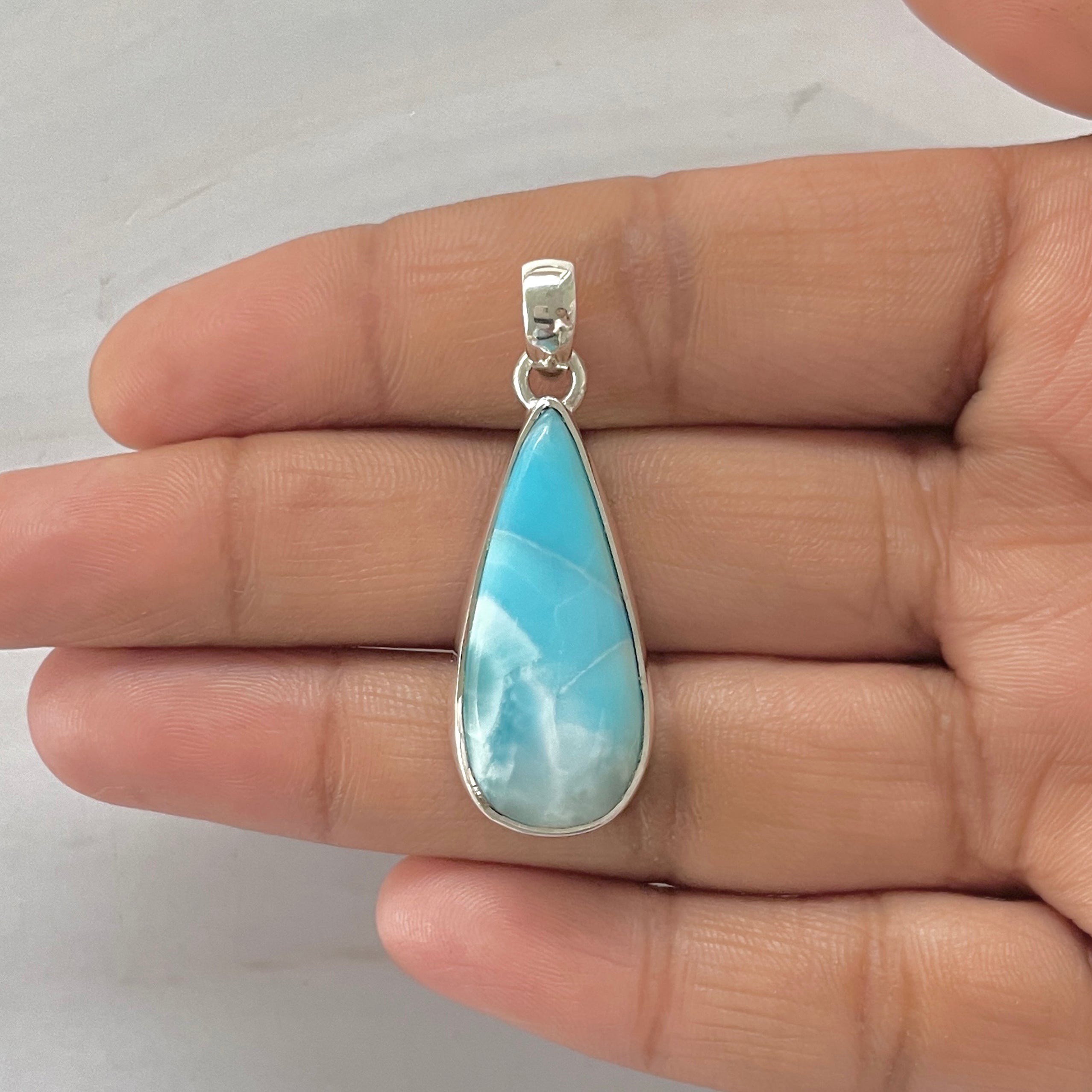 Larimar Pendant-(LAR-1-379)