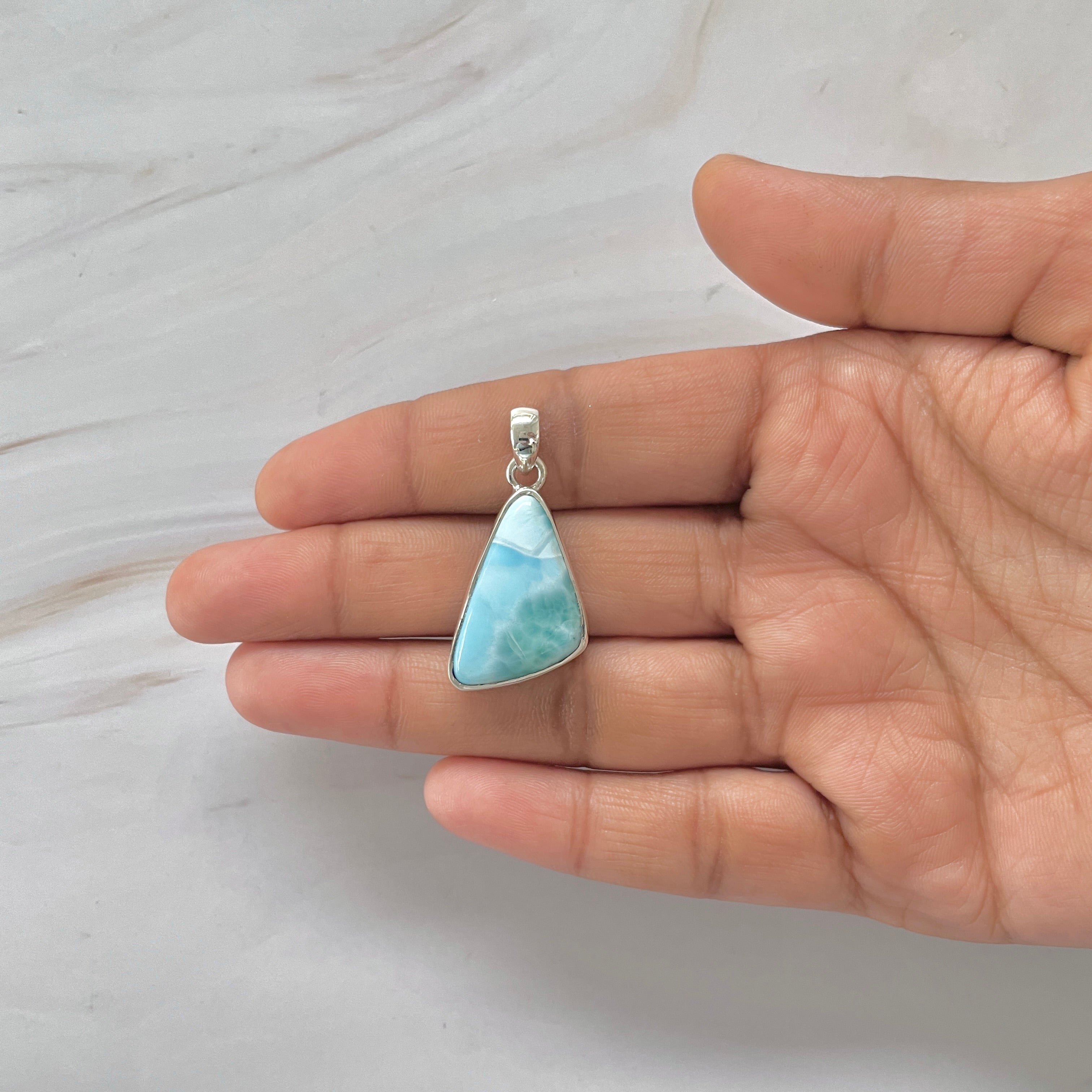 Larimar Pendant-(LAR-1-380)
