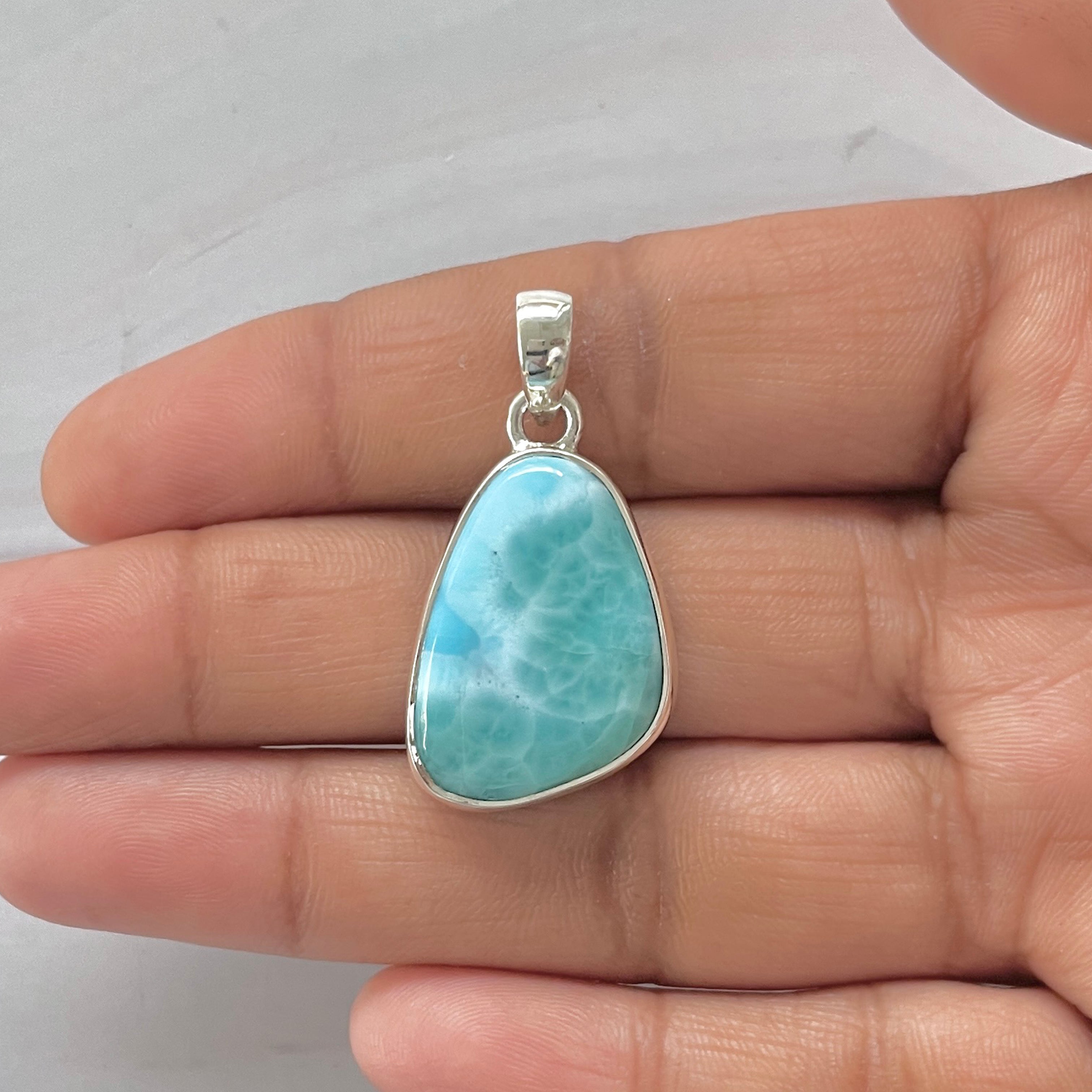 Larimar Pendant-(LAR-1-382)