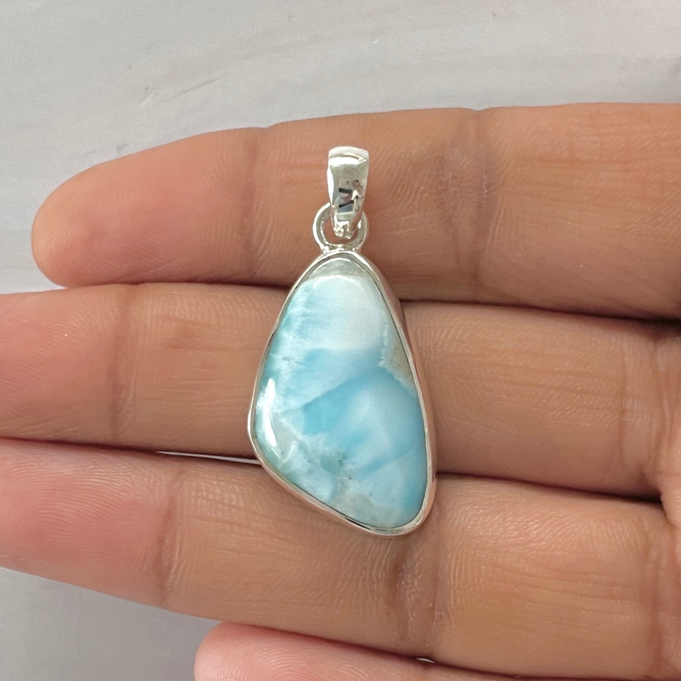 Larimar Pendant-(LAR-1-389)