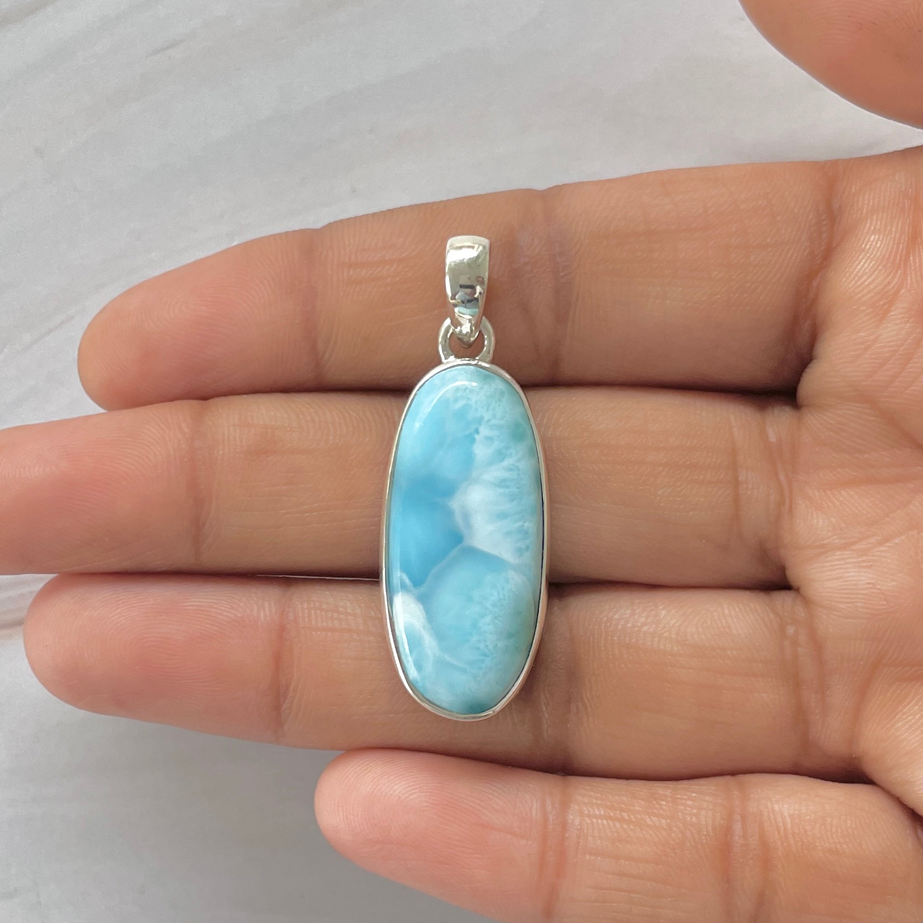 Larimar Pendant-(LAR-1-392)