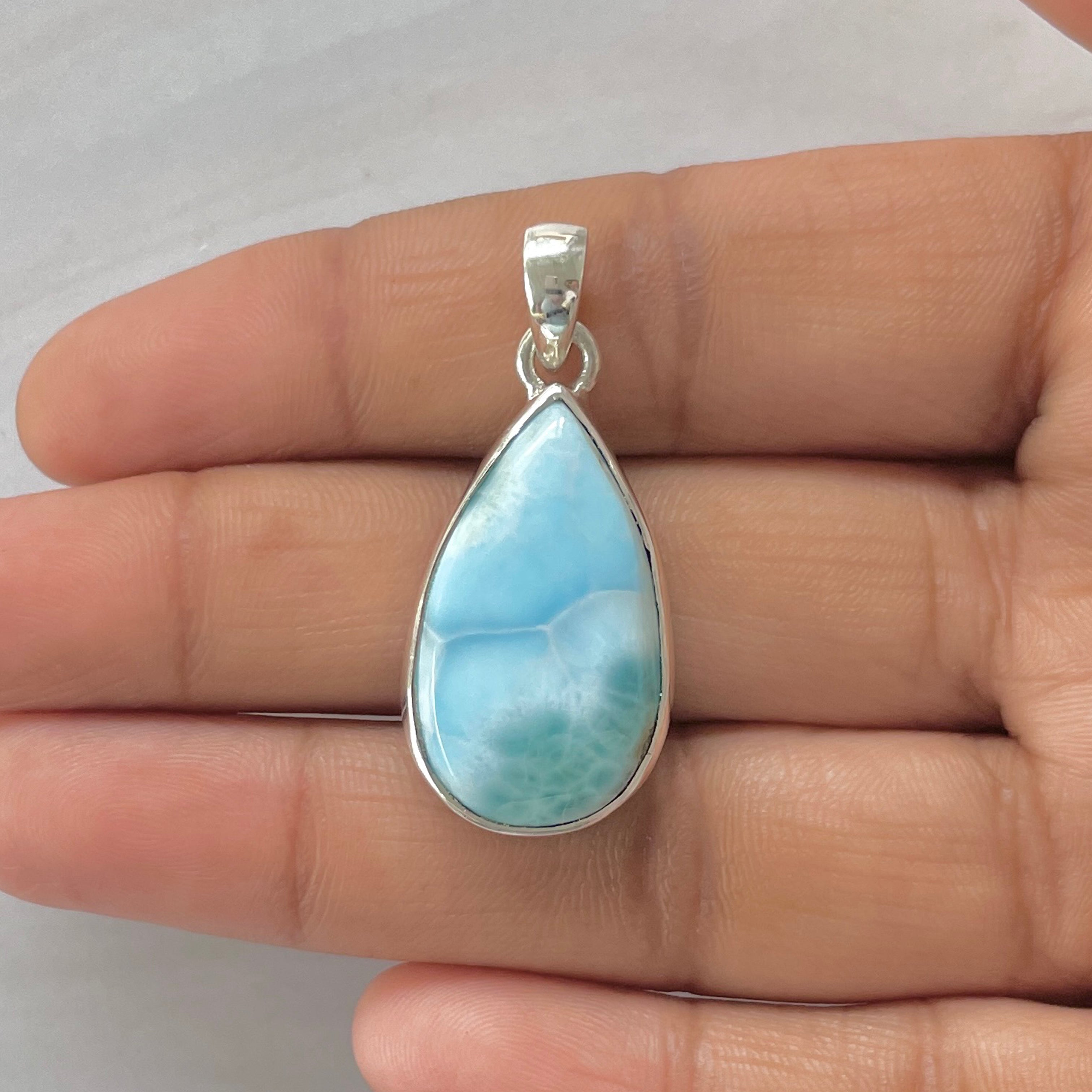 Larimar Pendant-(LAR-1-397)