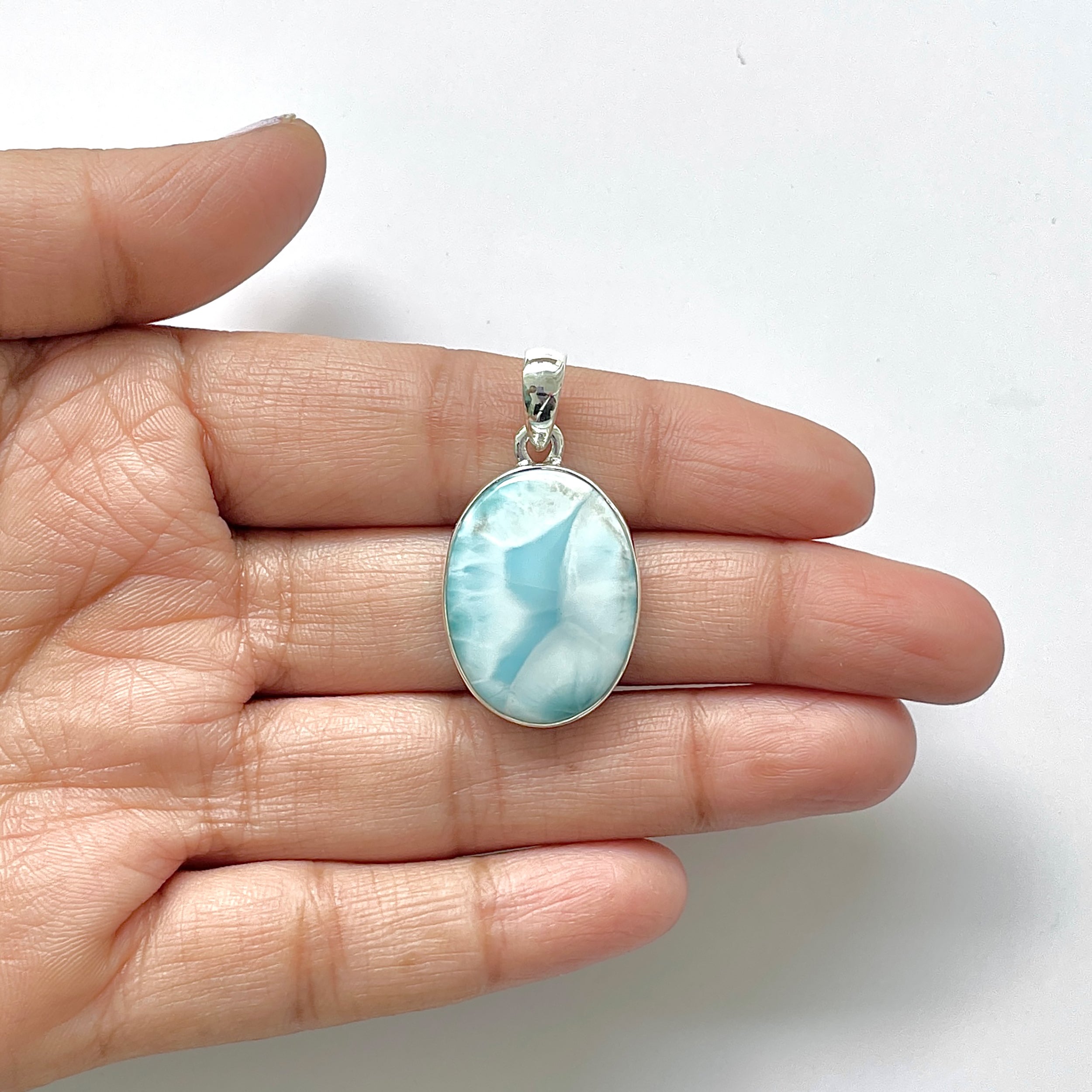 Larimar Pendant-(LAR-1-40)