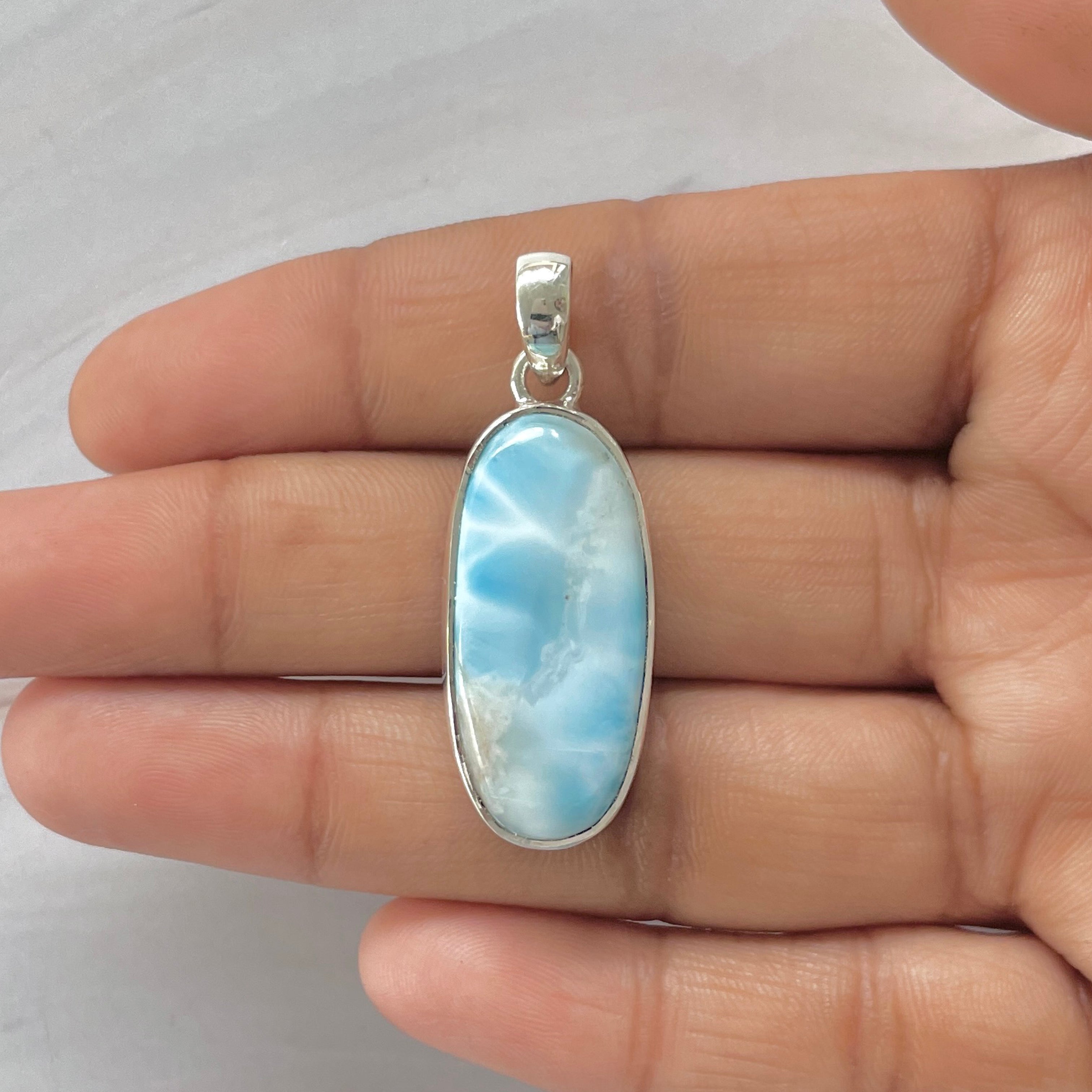 Larimar Pendant-(LAR-1-401)