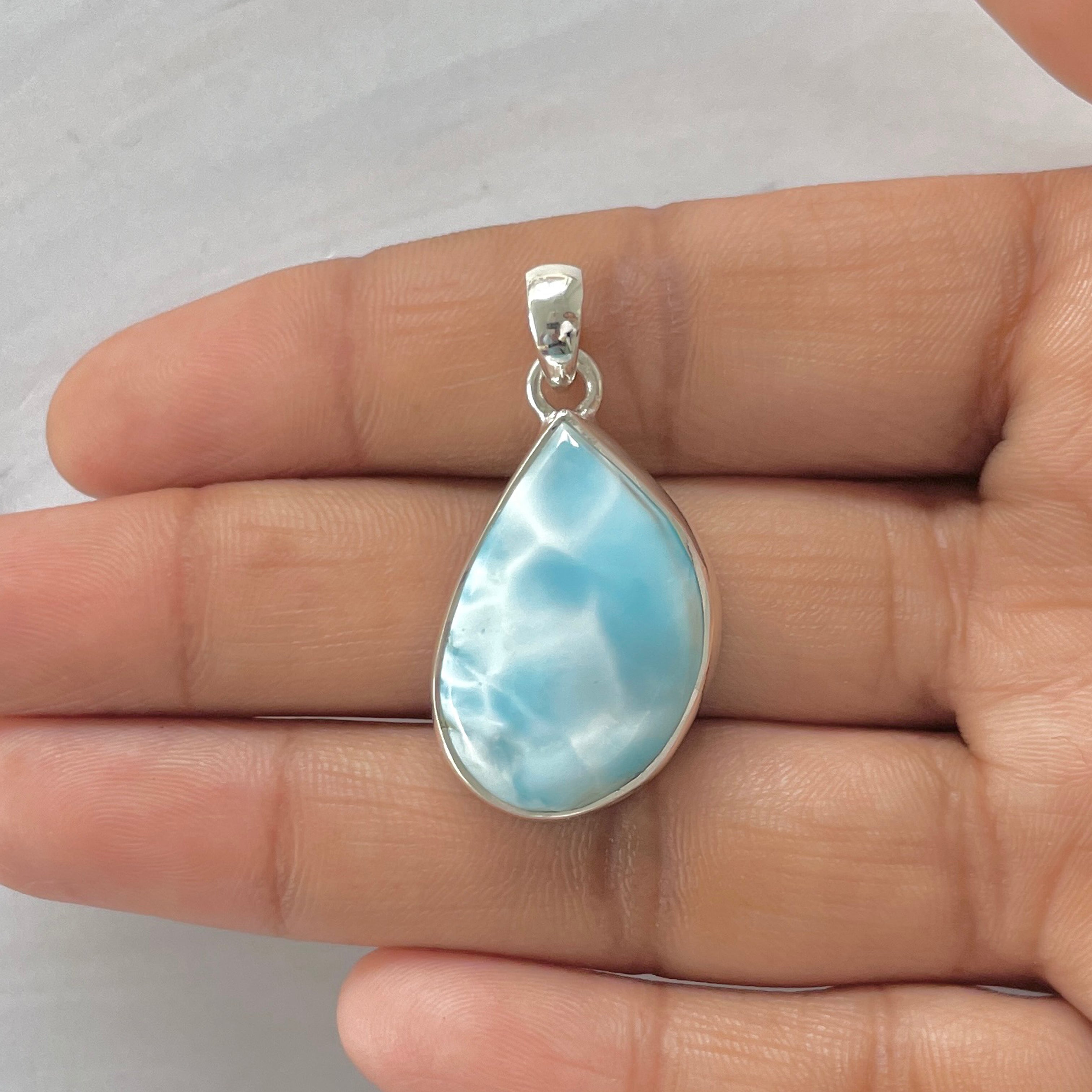 Larimar Pendant-(LAR-1-407)
