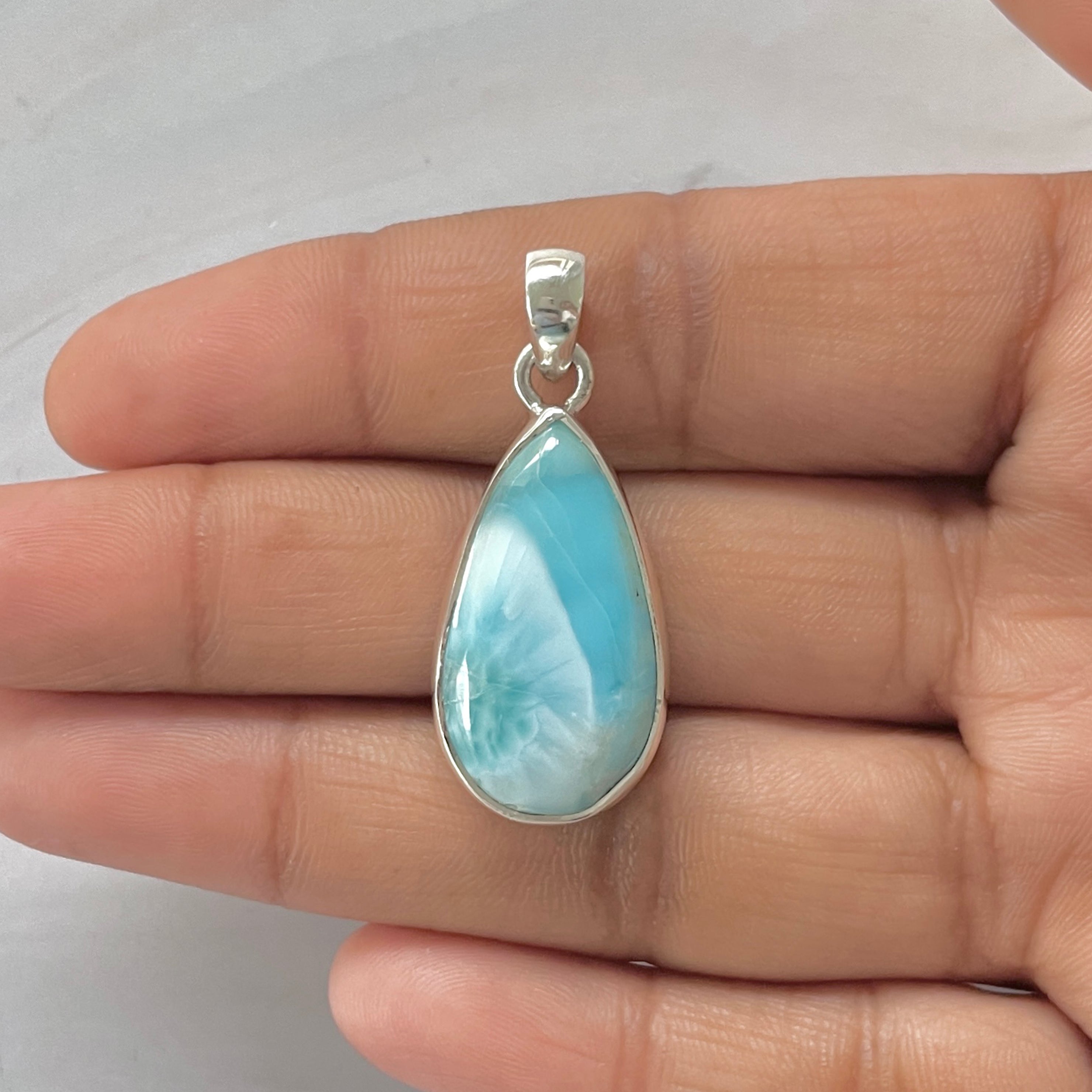 Larimar Pendant-(LAR-1-411)