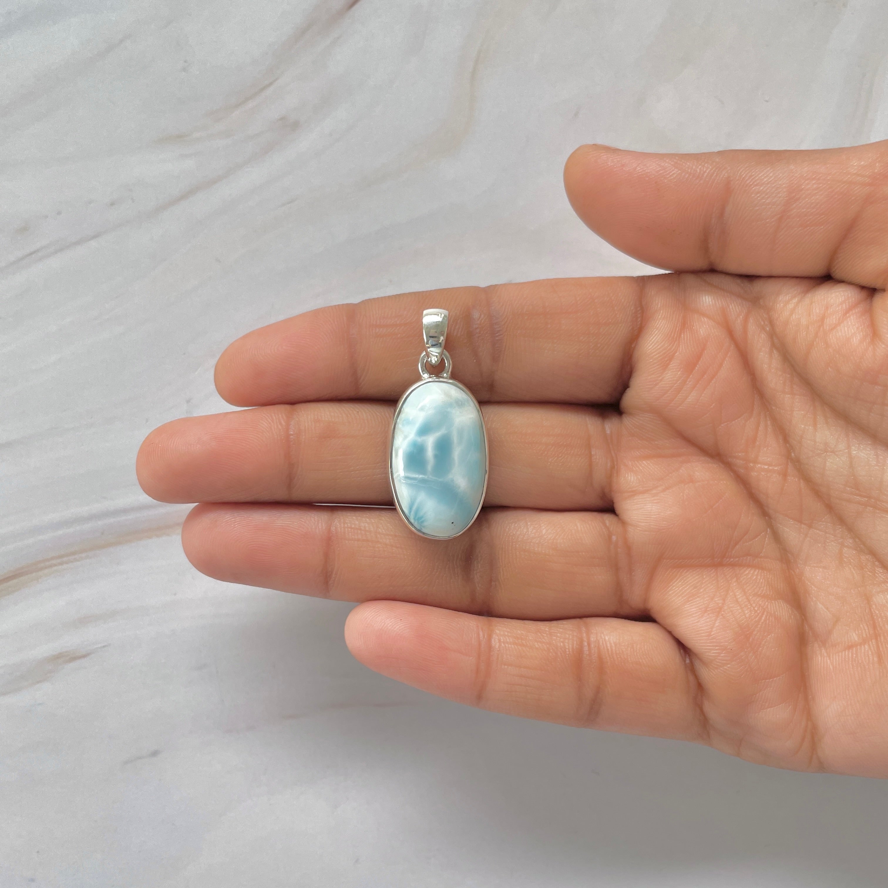 Larimar Pendant-(LAR-1-412)
