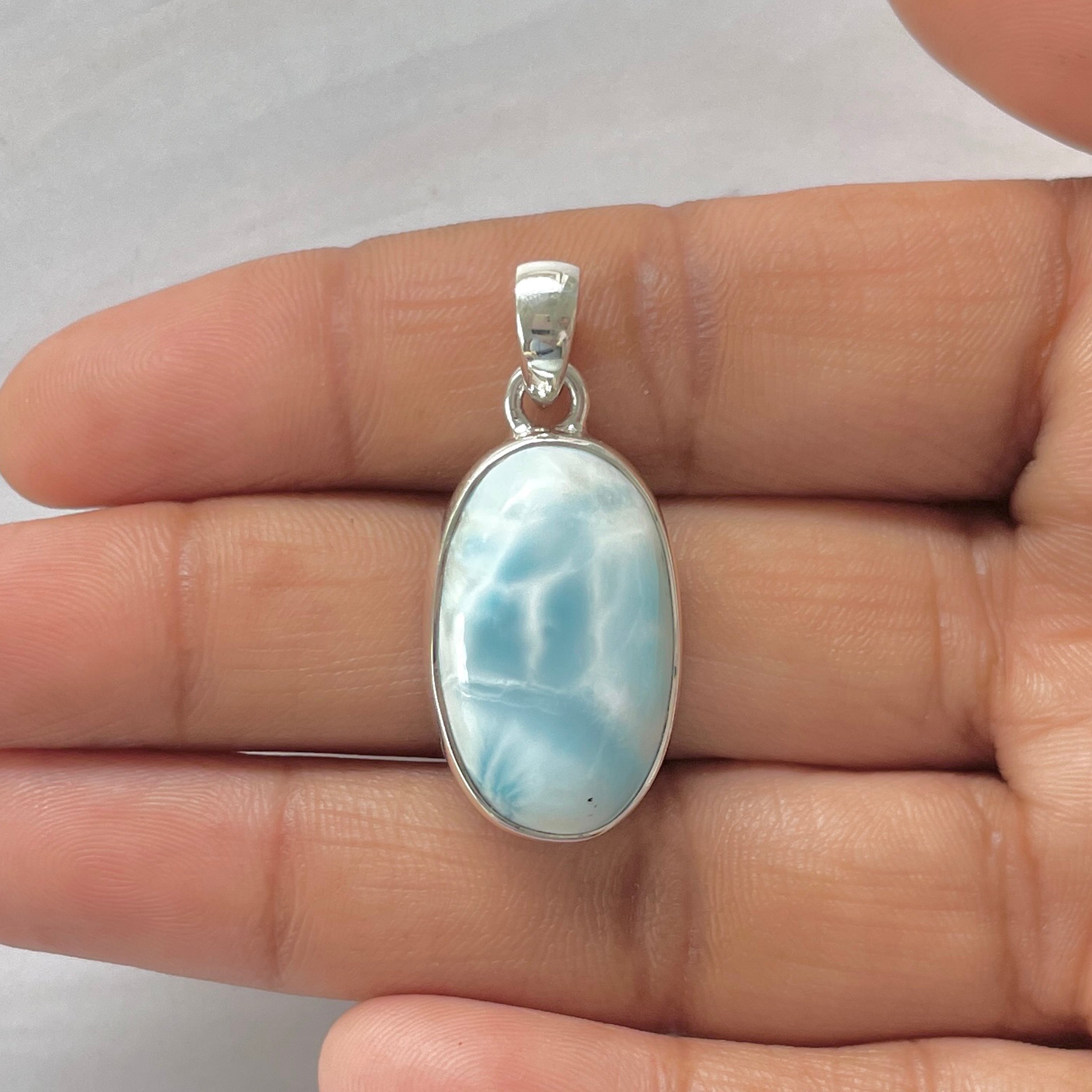 Larimar Pendant-(LAR-1-412)
