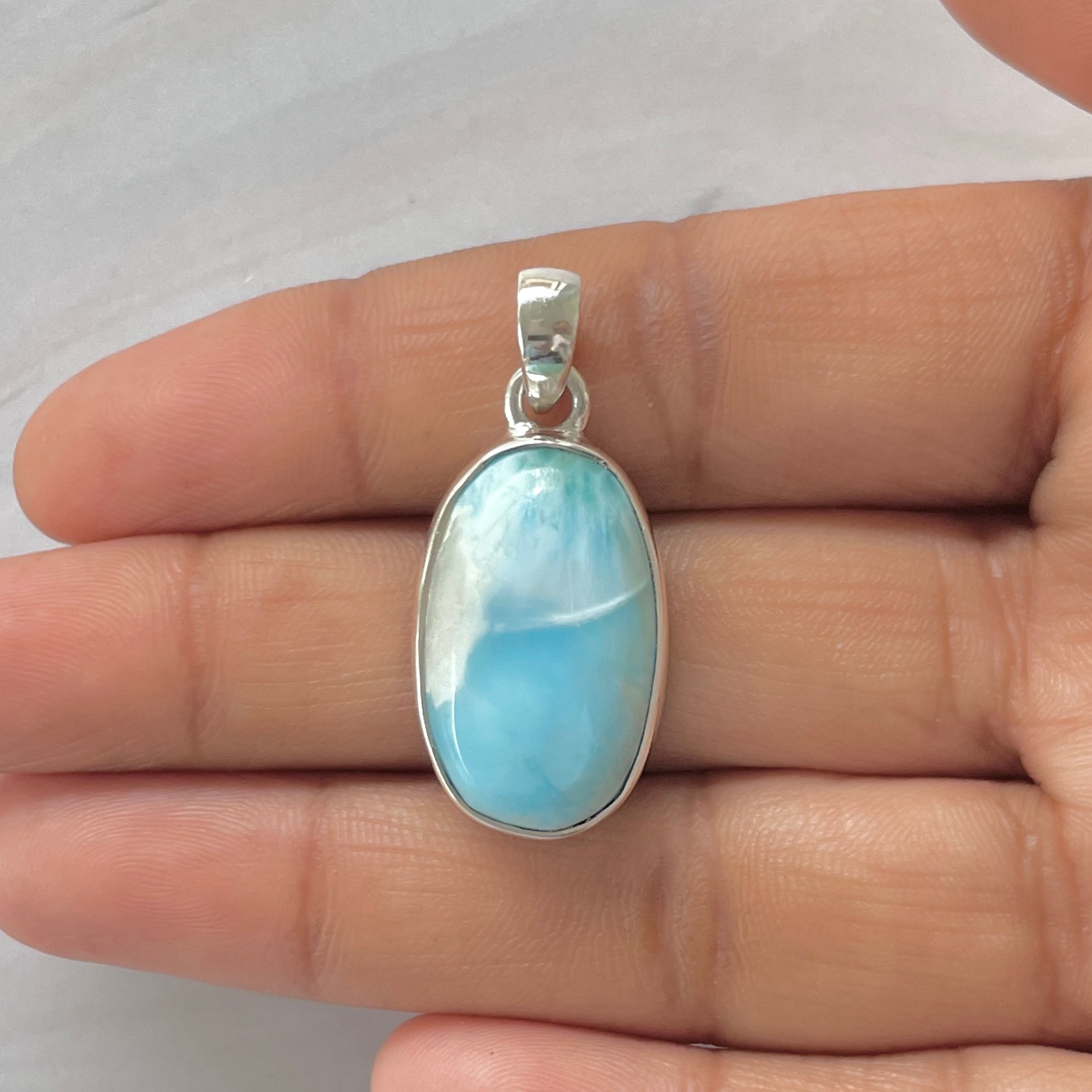 Larimar Pendant-(LAR-1-413)