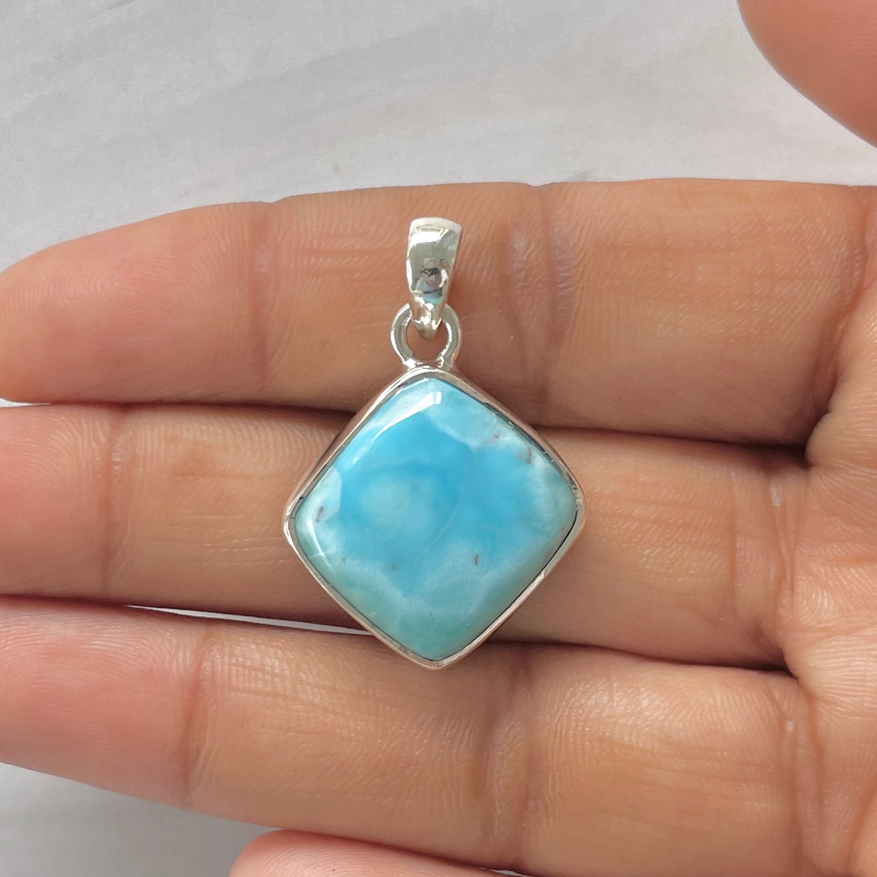 Larimar Pendant-(LAR-1-417)