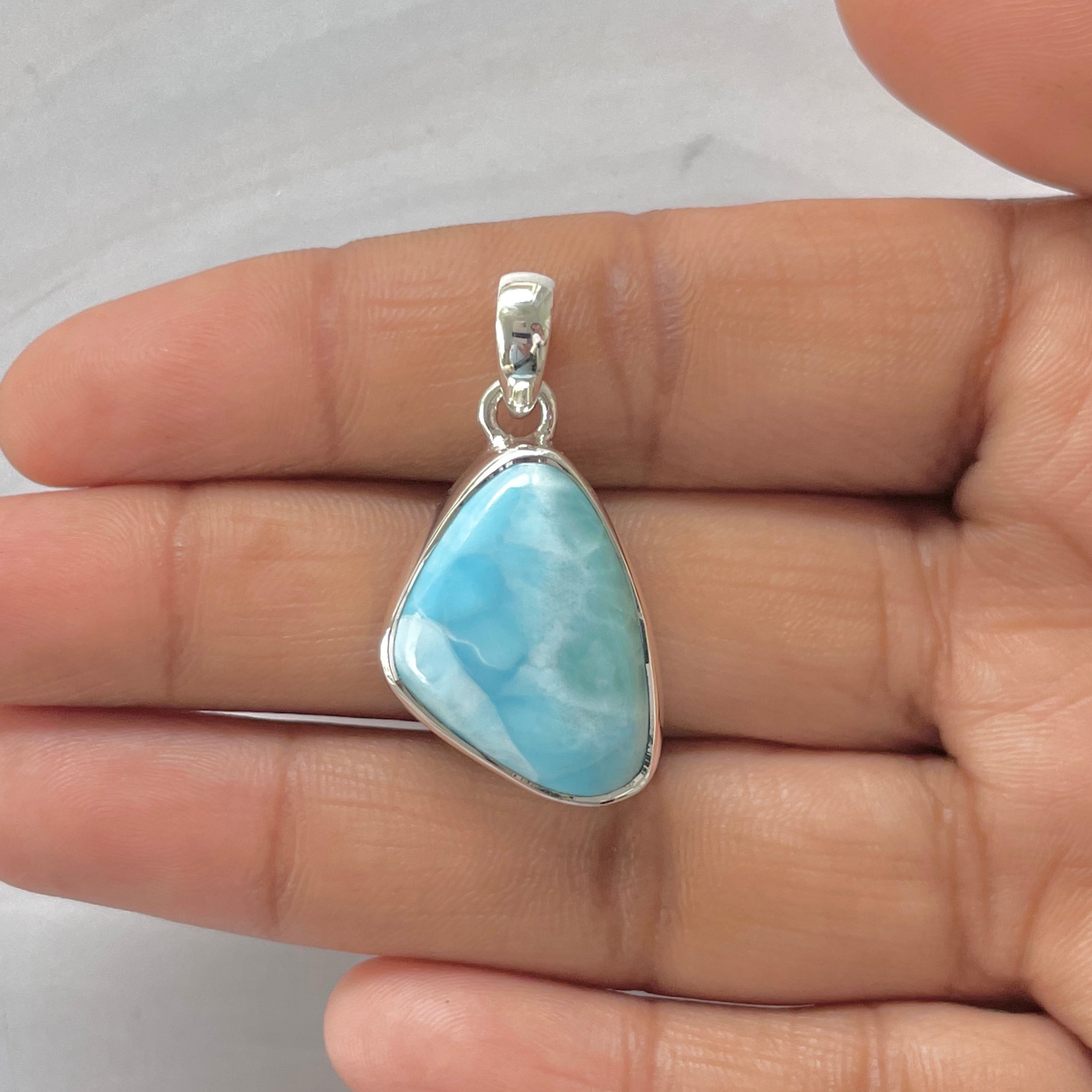Larimar Pendant-(LAR-1-419)