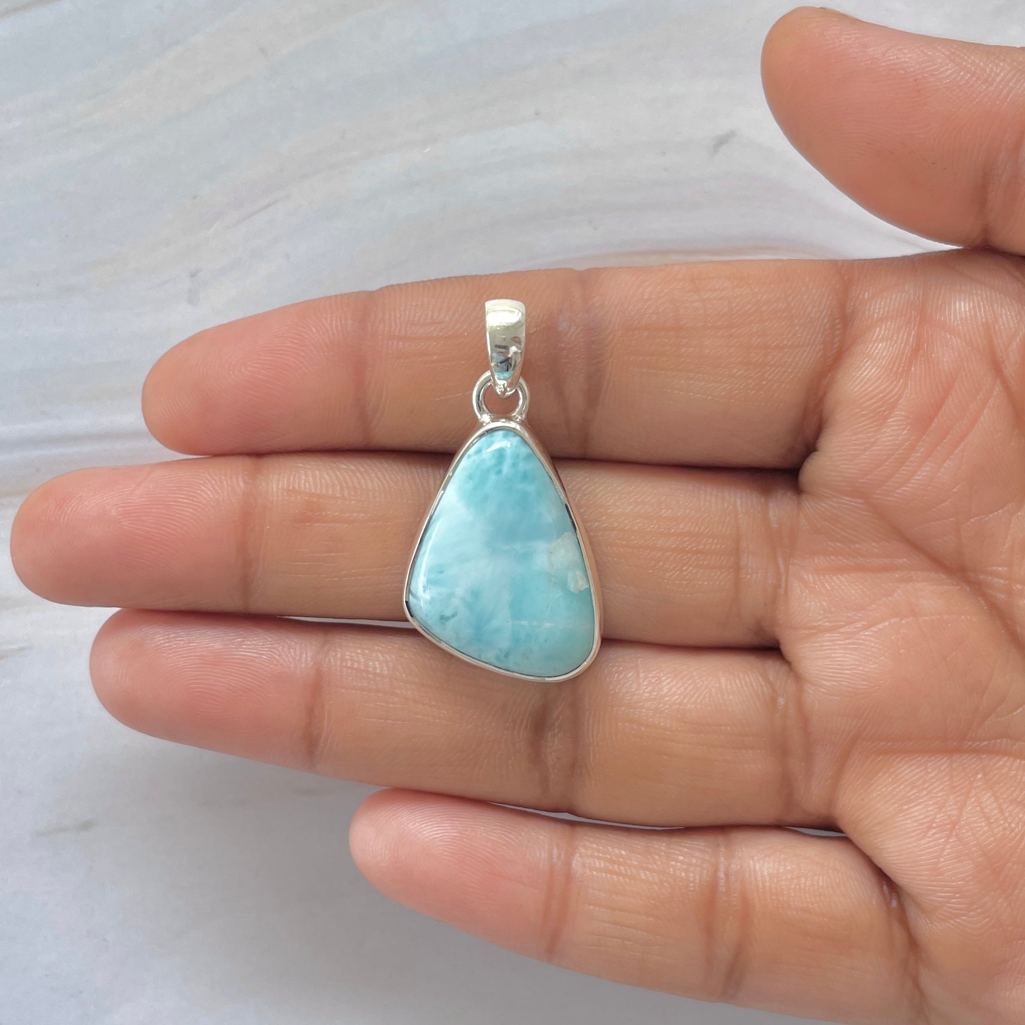 Larimar Pendant-(LAR-1-436)
