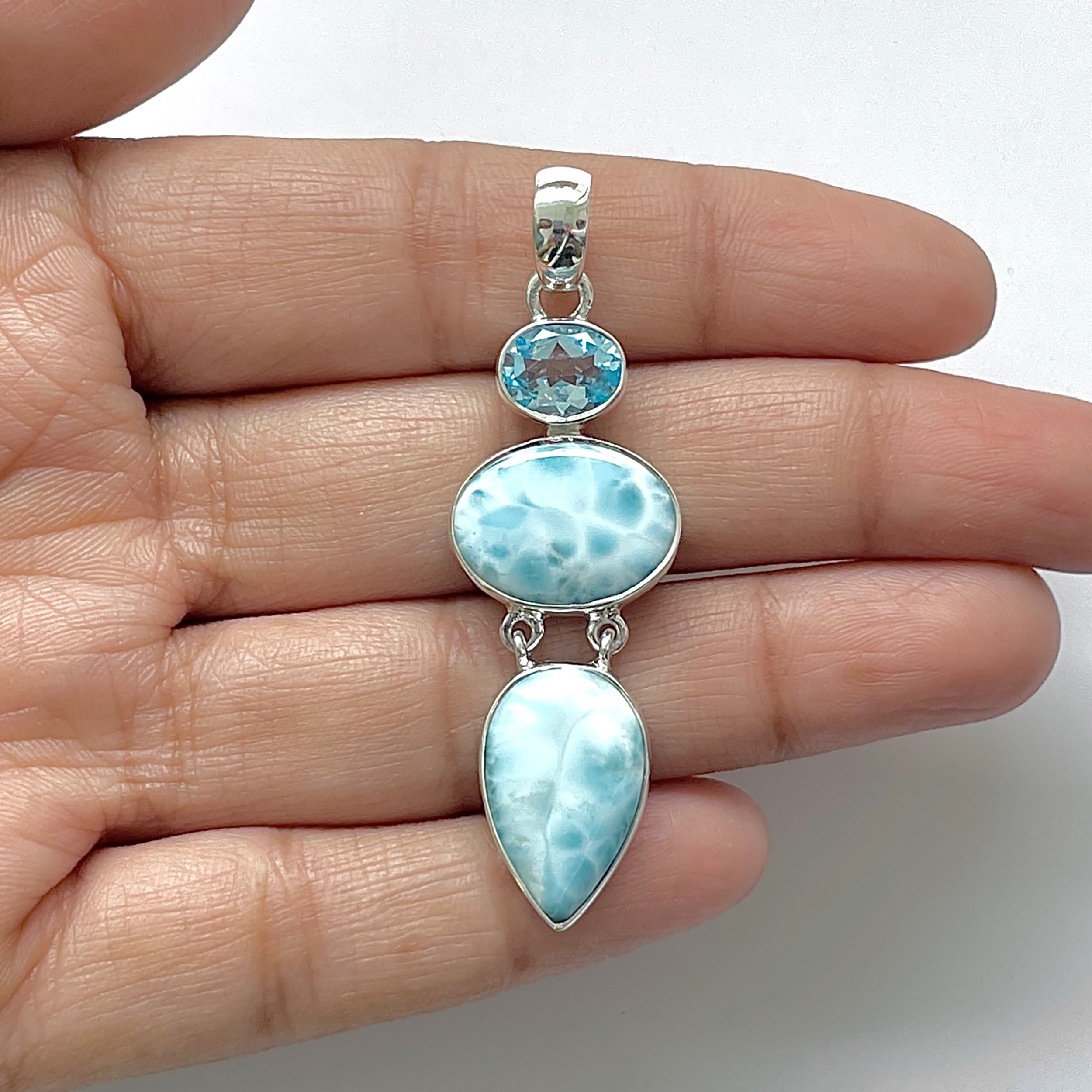 Larimar Pendant-(LAR-1-44)