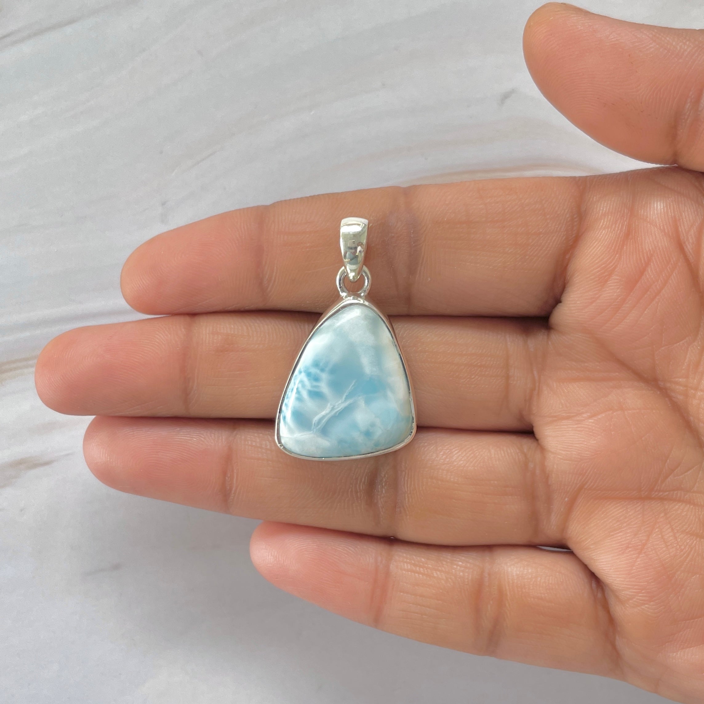 Larimar Pendant-(LAR-1-445)