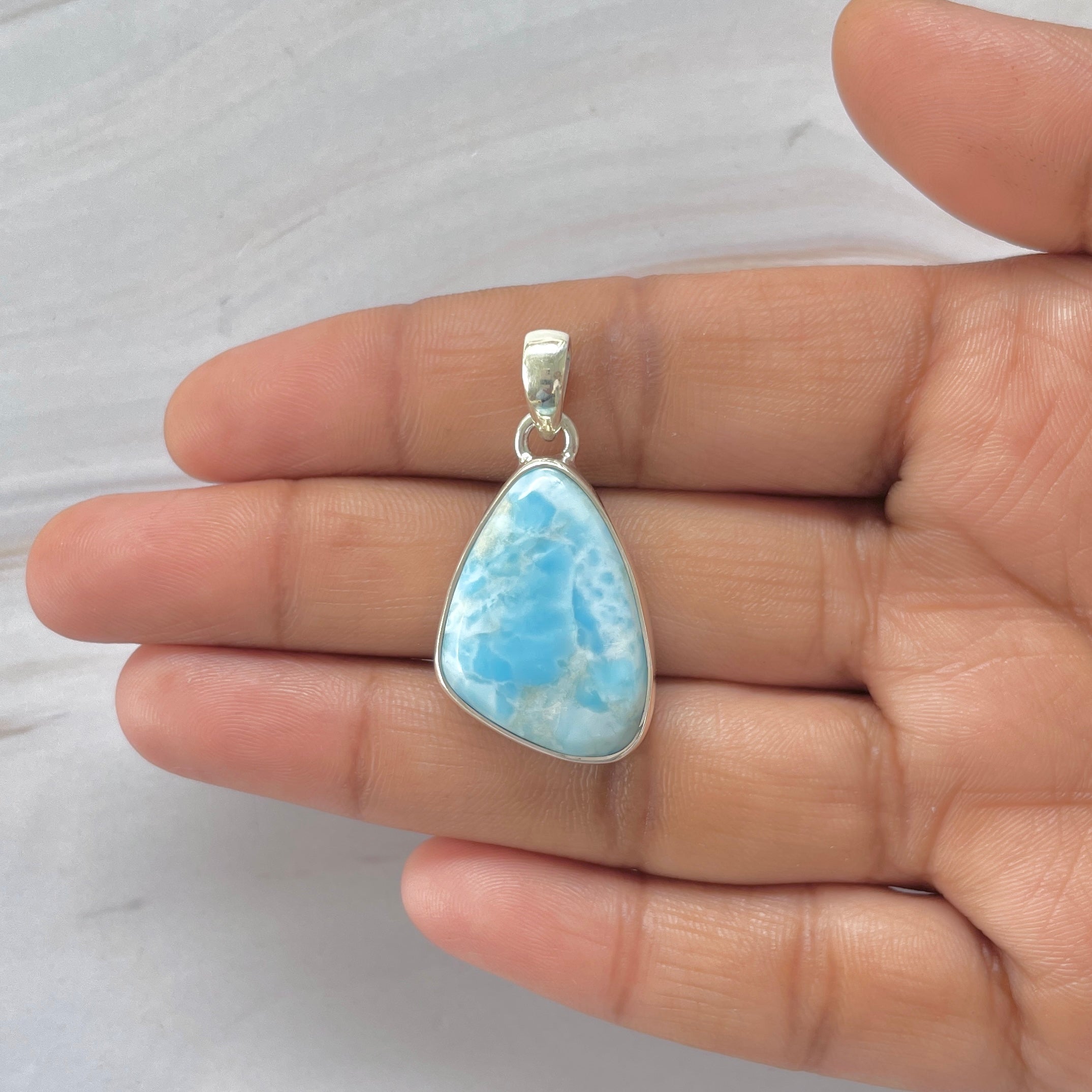 Larimar Pendant-(LAR-1-447)