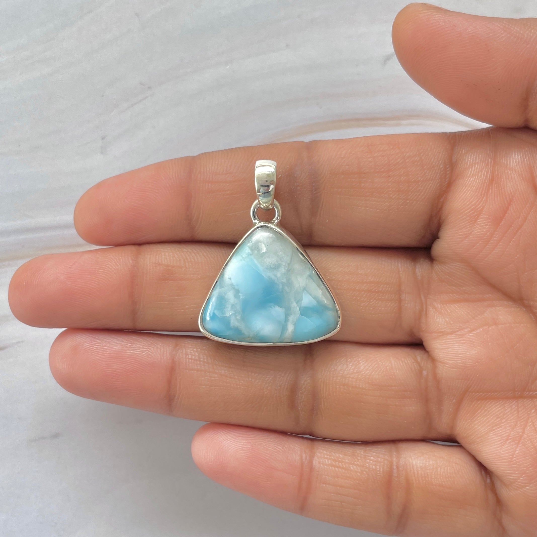 Larimar Pendant-(LAR-1-450)