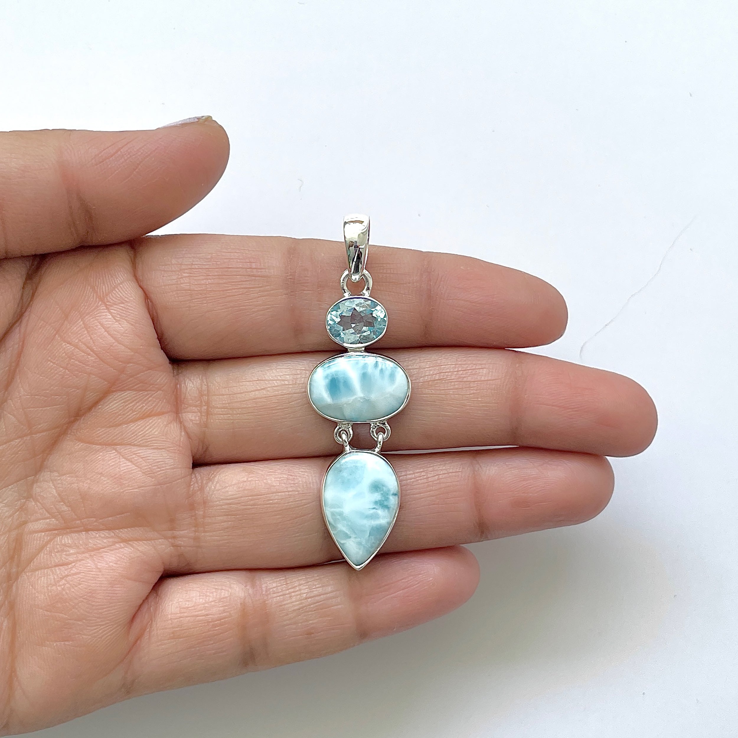 Larimar Pendant-(LAR-1-46)