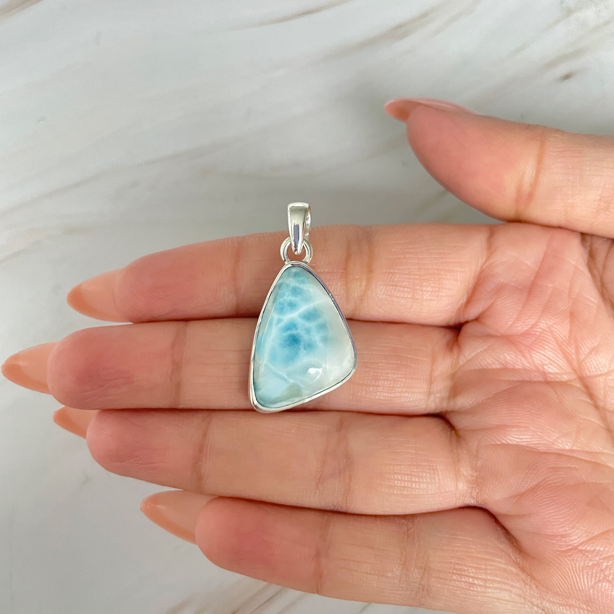 Larimar Pendant-(LAR-1-475)