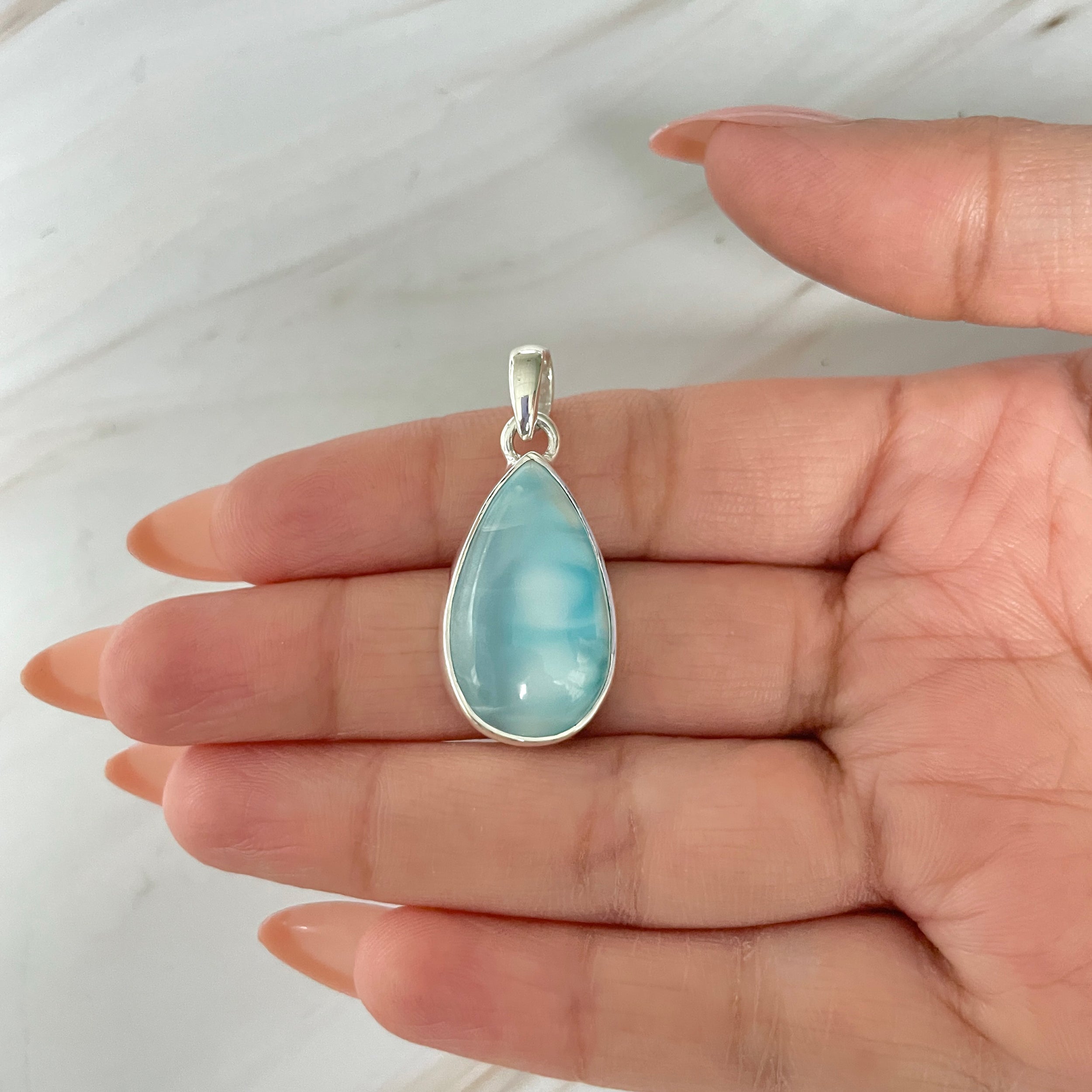 Larimar Pendant-(LAR-1-481)