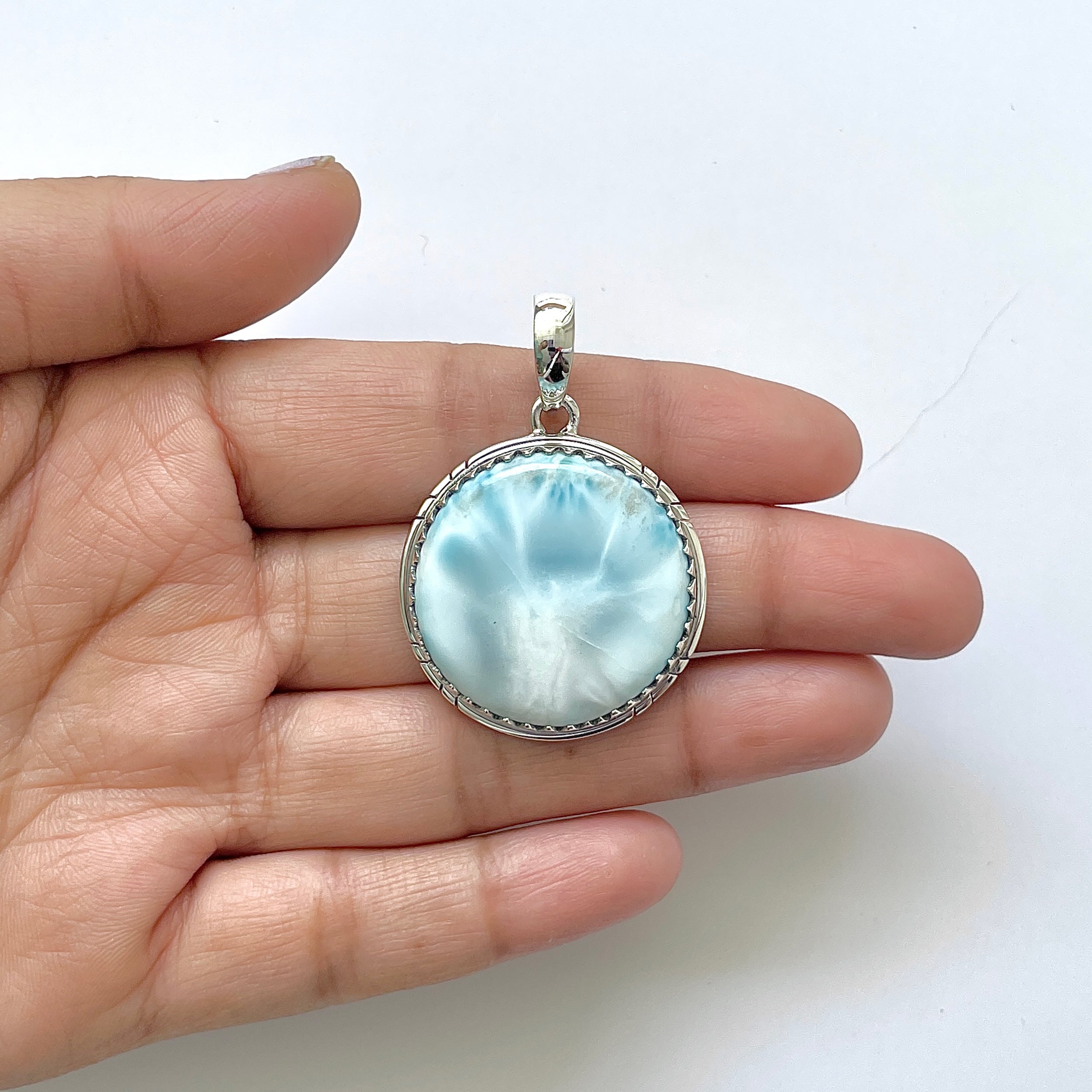 Larimar Pendant-(LAR-1-49)