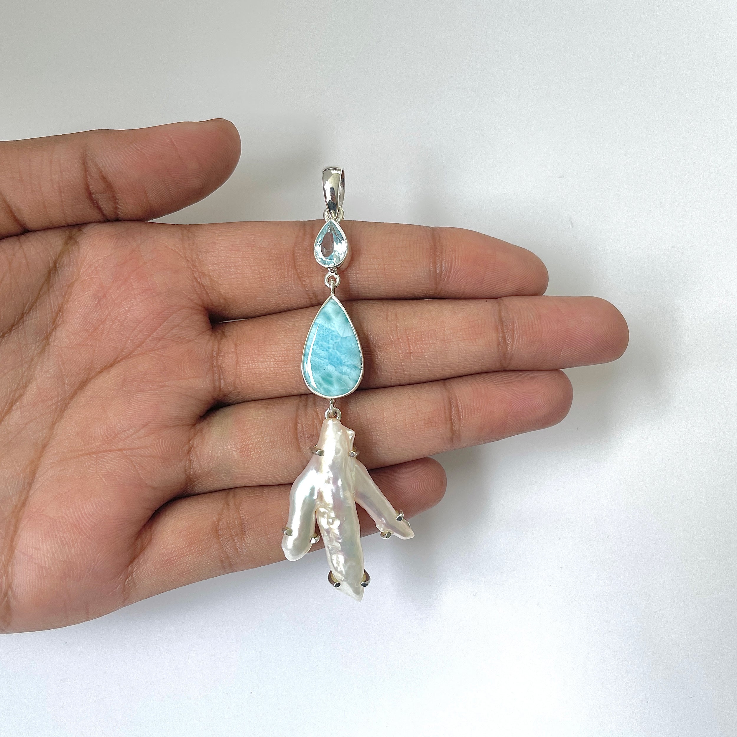 Larimar Pendant-(LAR-1-5)