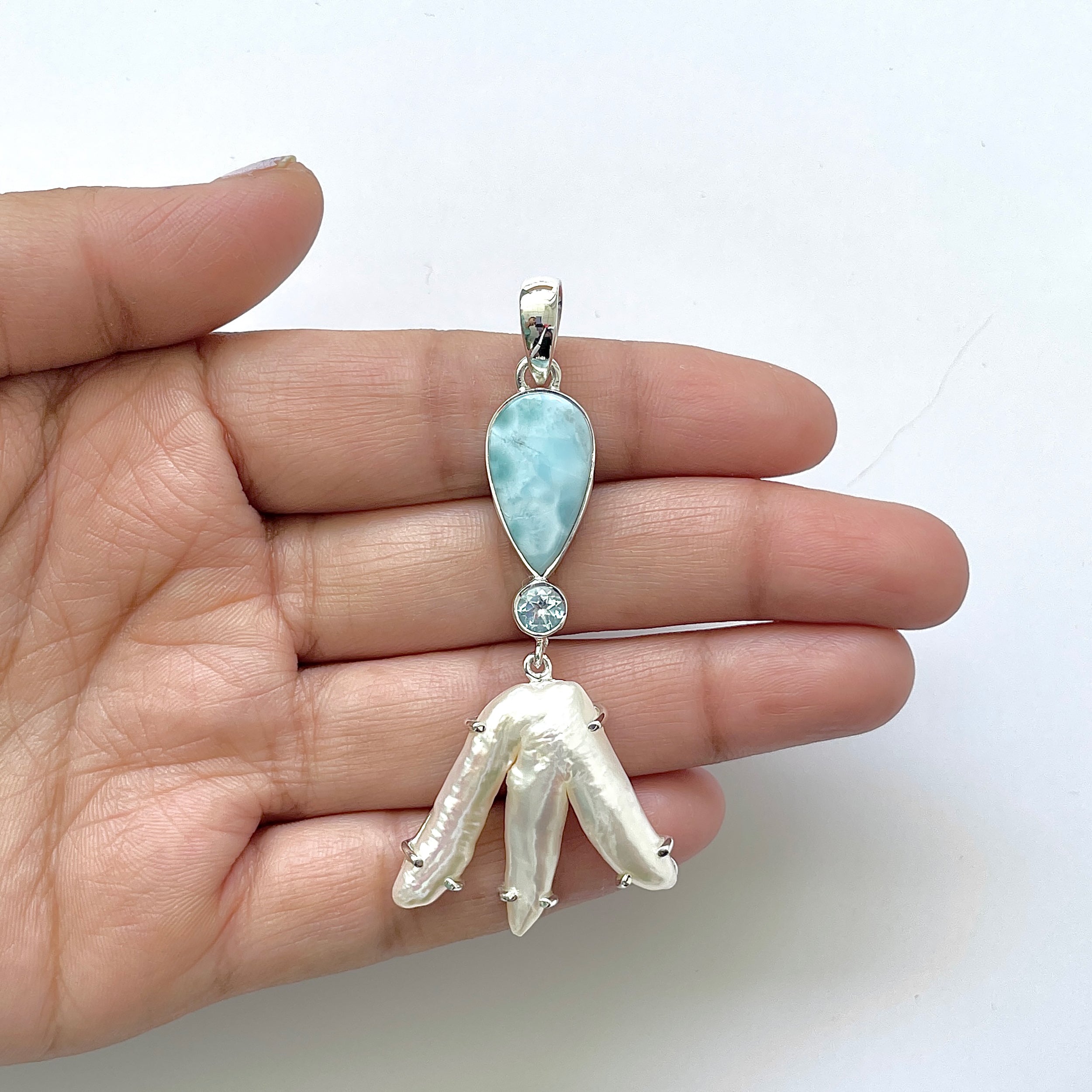 Larimar Pendant-(LAR-1-52)