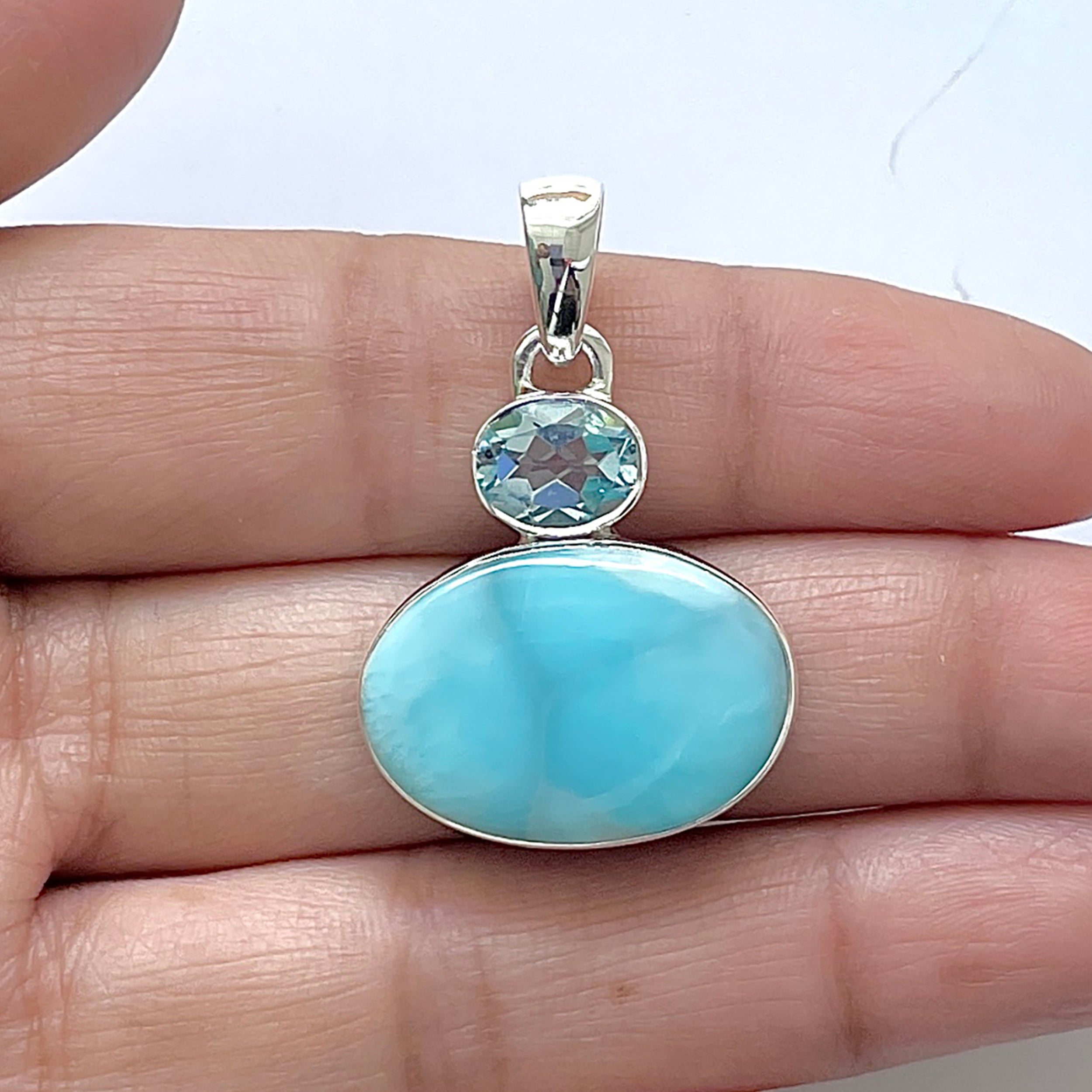 Larimar Pendant-(LAR-1-6)