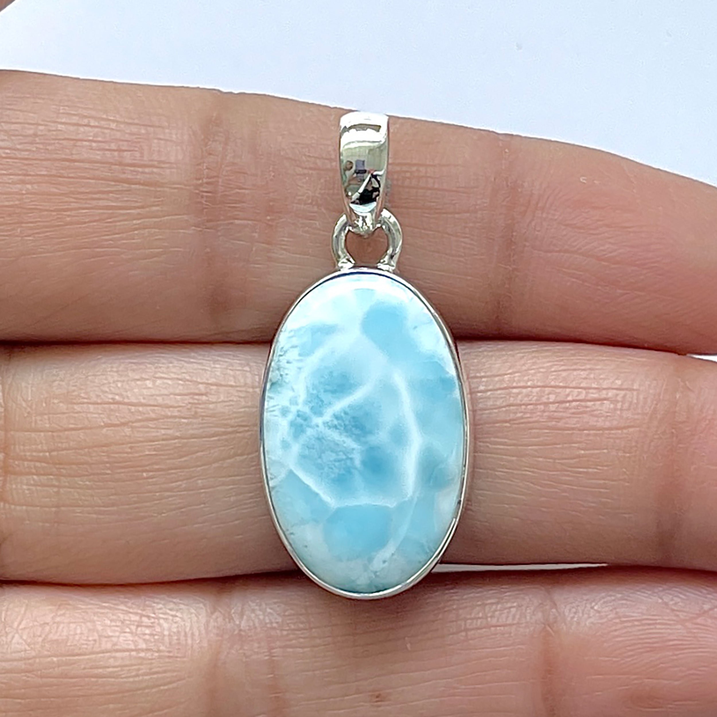 Larimar Pendant-(LAR-1-77)